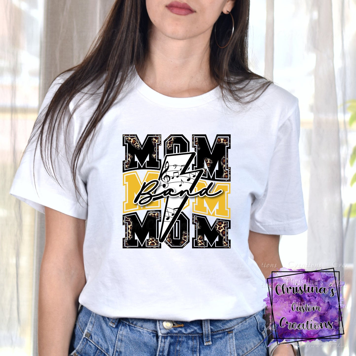 Yellow Band Mom T-Shirt | Trendy School Spirit Shirt | Fast Shipping | Super Soft Shirts for Men/Women/Kid's | Bella Canvas