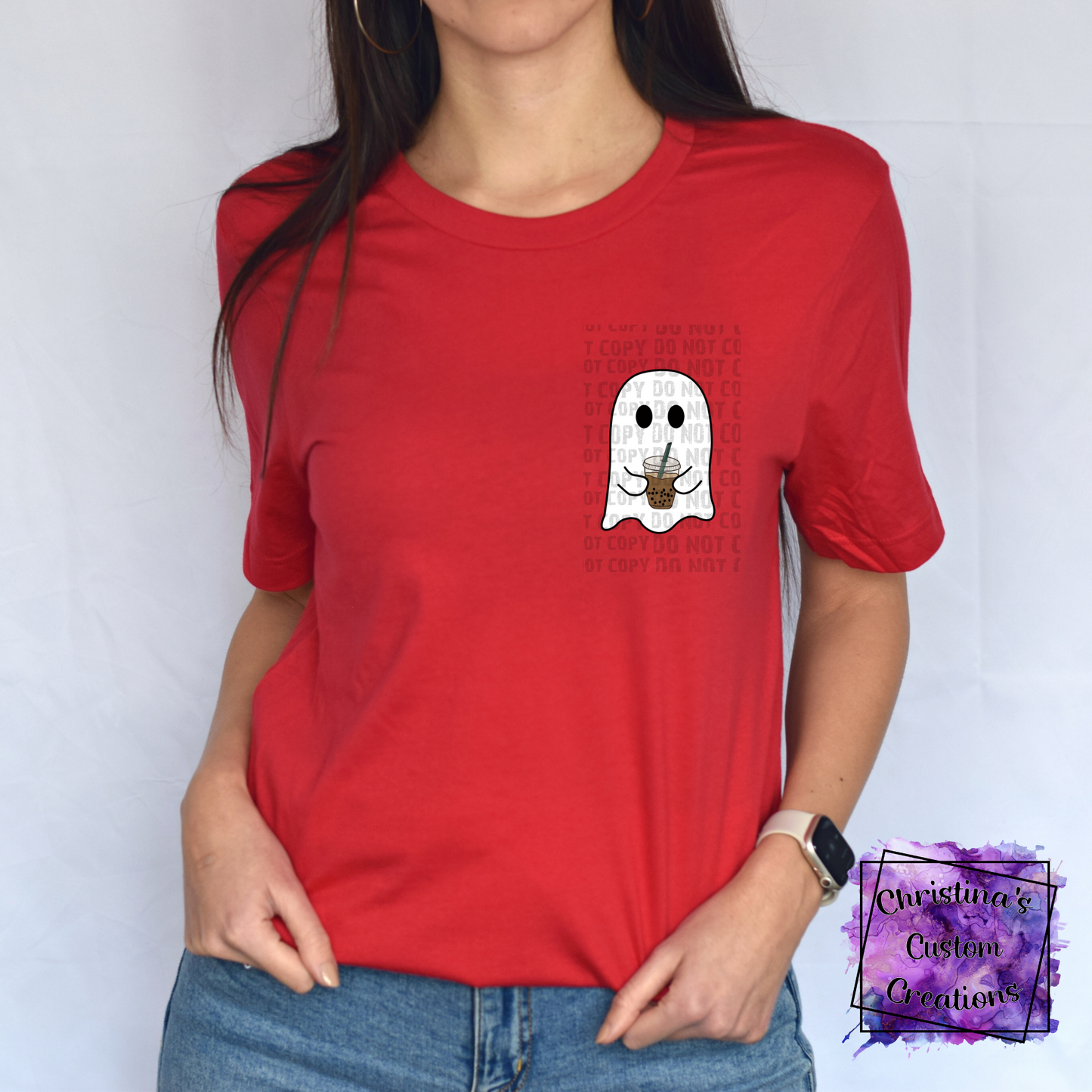 Cute Ghost Pocket T-Shirt | Trendy Halloween Shirt | Fast Shipping | Super Soft Shirts for Men/Women/Kid's
