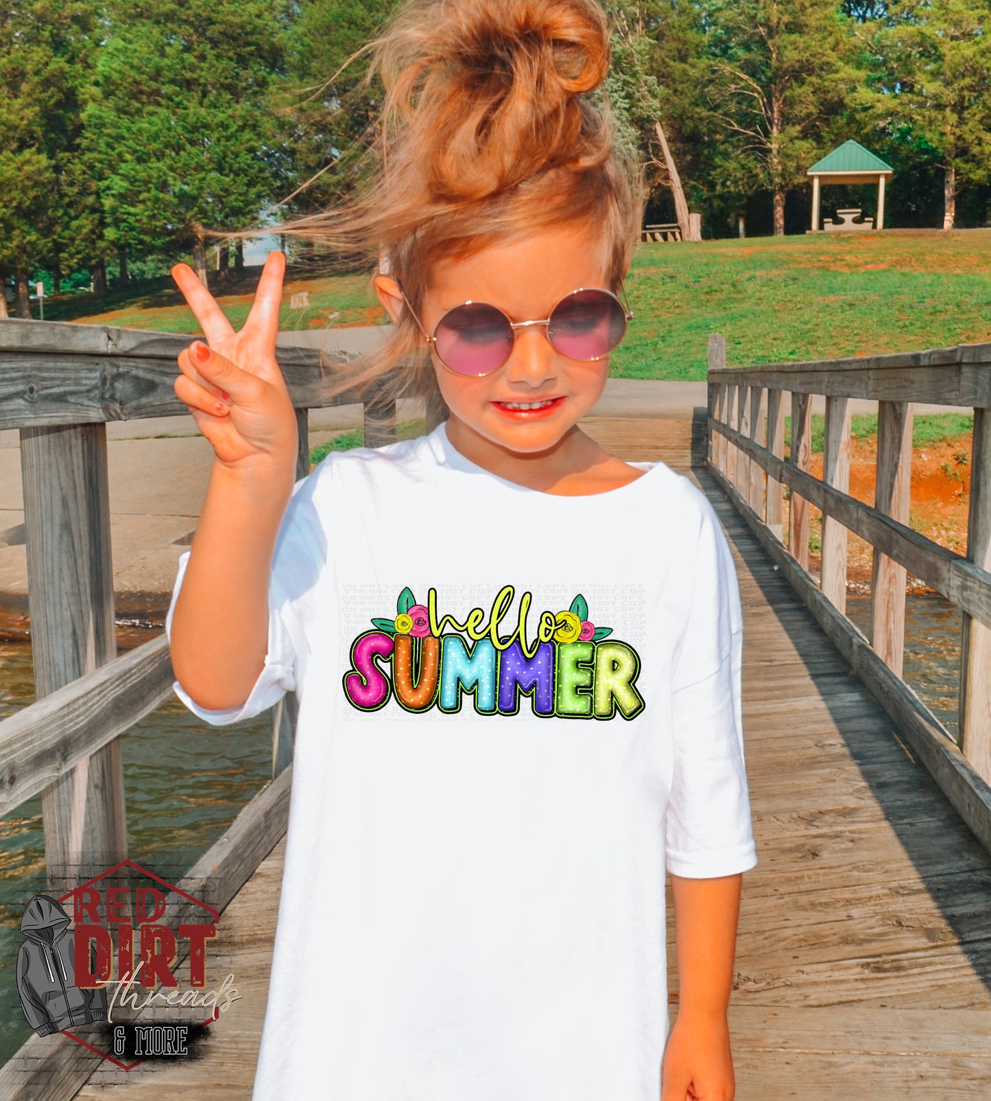 Hello Summer DTF Transfer | Trendy DTF Transfer | Ready to Press | High Quality DTF Transfers | Fast Shipping