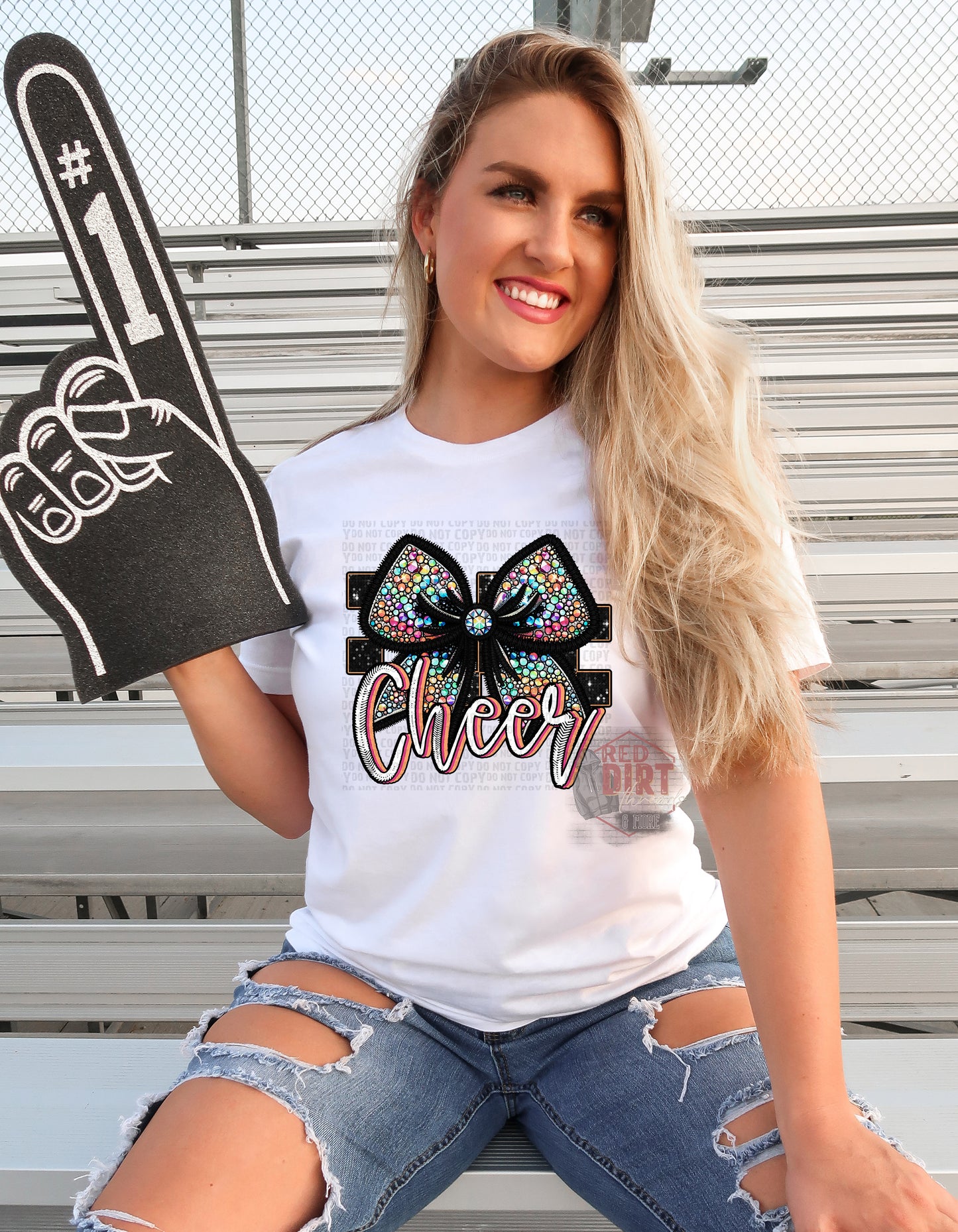 Cheer DTF Transfer | Trendy School Spirit DTF Transfer | Ready to Press | High Quality DTF Transfers | Fast Shipping