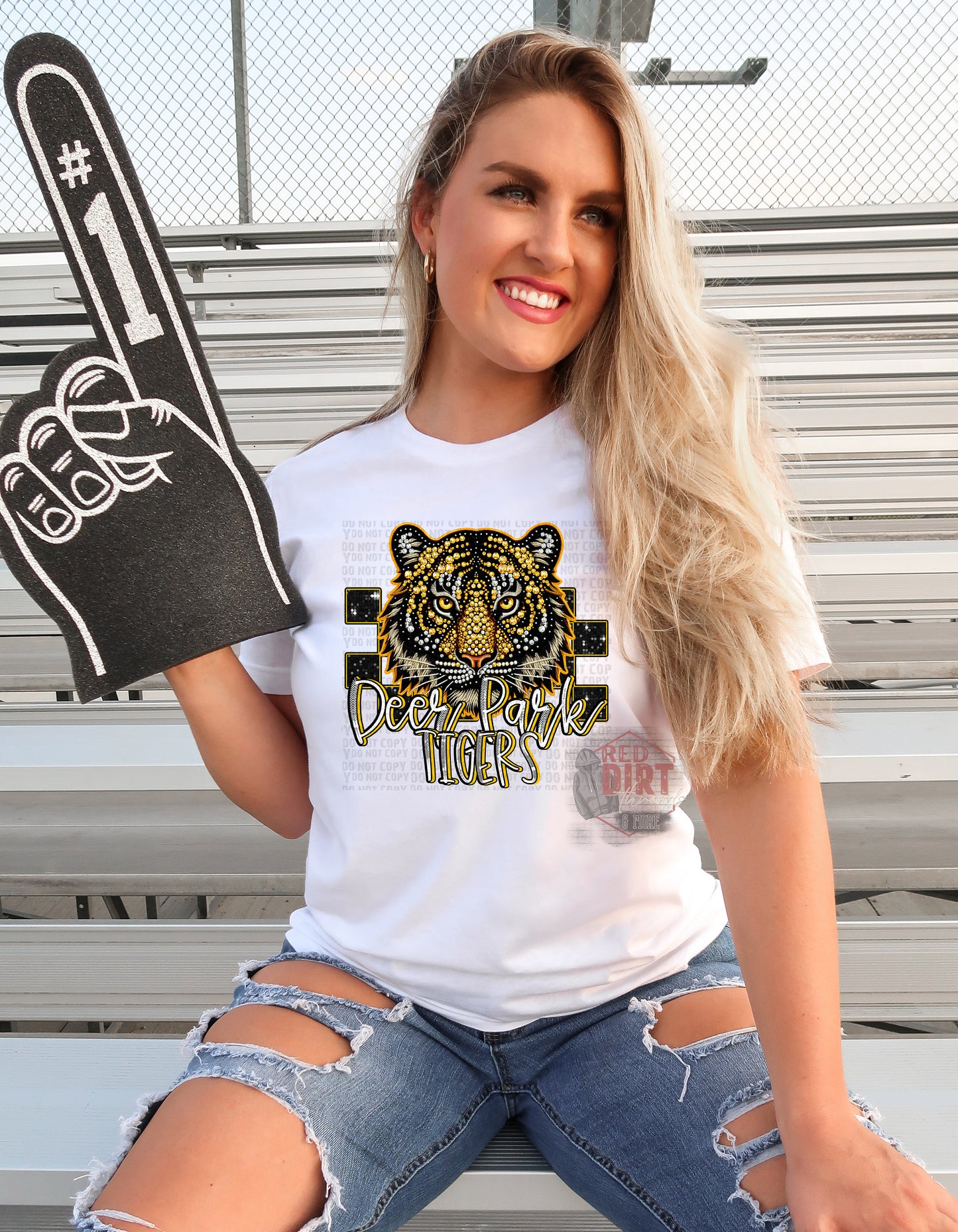 Deer Park Tigers DTF Transfer | Trendy School Spirit DTF Transfer | Ready to Press | High Quality DTF Transfers | Fast Shipping