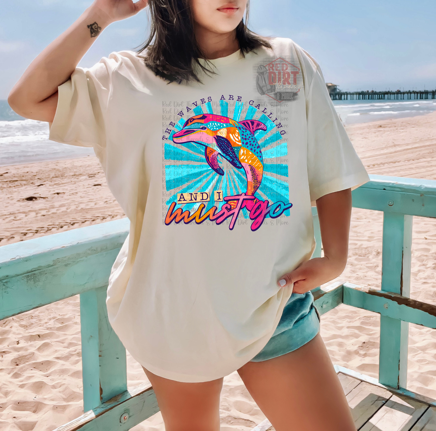 The Waves are Calling and I Must Go T-Shirt | Trendy Summer Shirt | Fast Shipping | Super Soft Shirts for Men/Women/Kid's