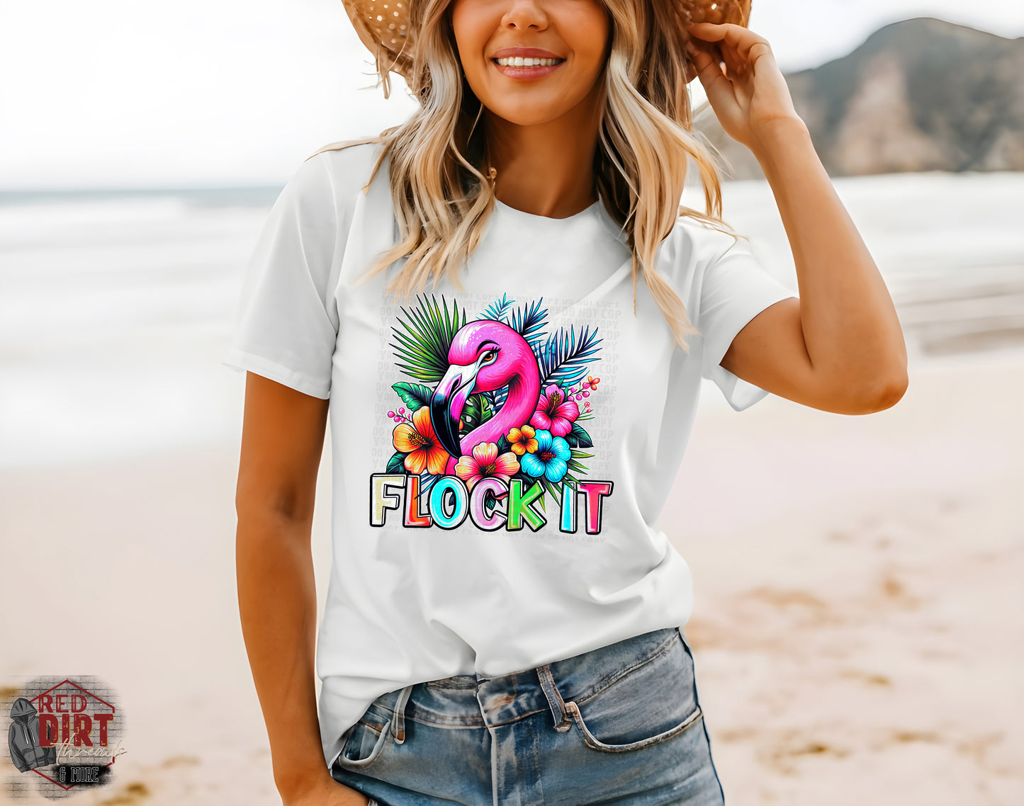 Flock It DTF Transfer | Trendy Summer DTF Transfer | Ready to Press | High Quality DTF Transfers | Fast Shipping