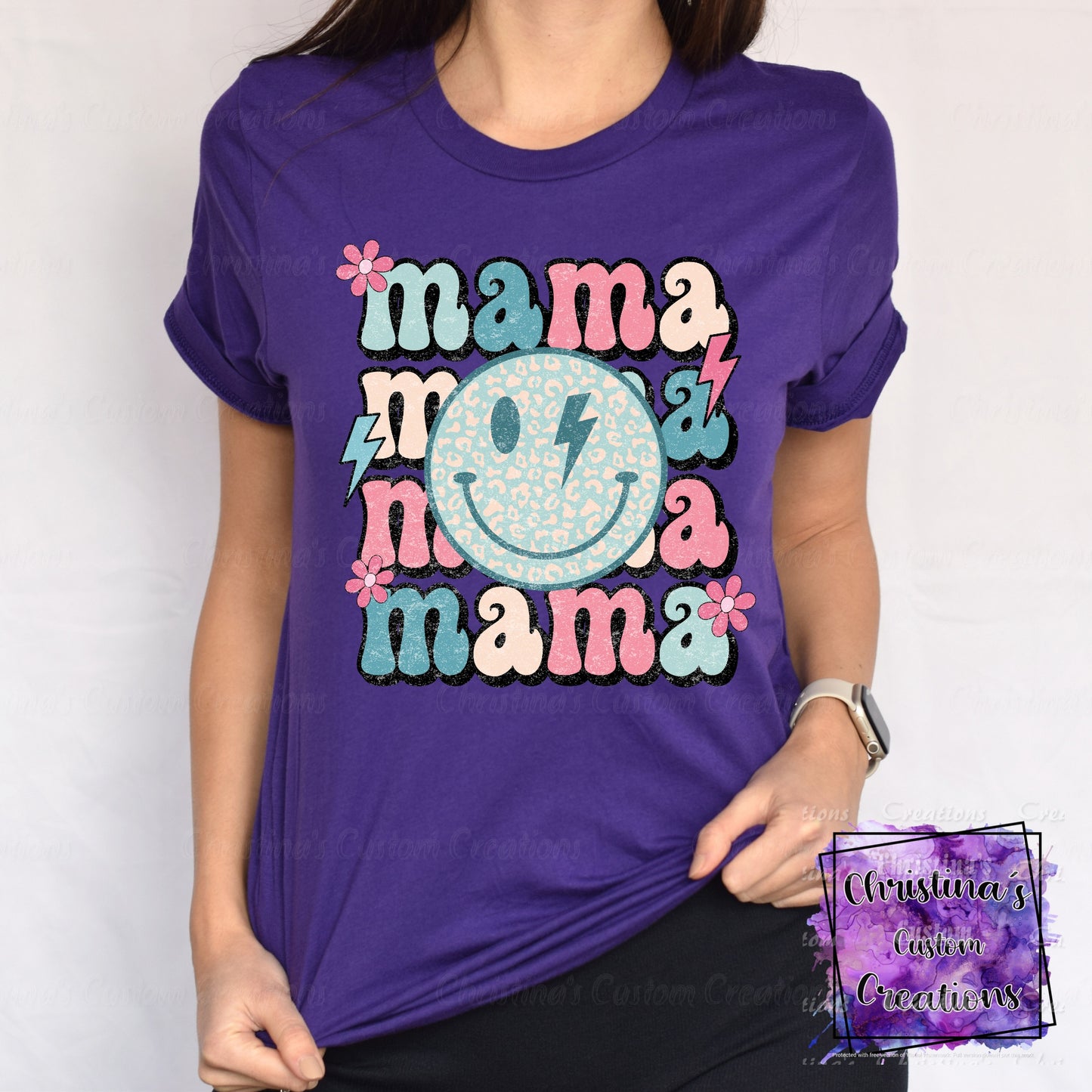 Retro Mama T-Shirt | Trendy Mama Shirt | Fast Shipping | Super Soft Shirts for Women | Gift for Mom