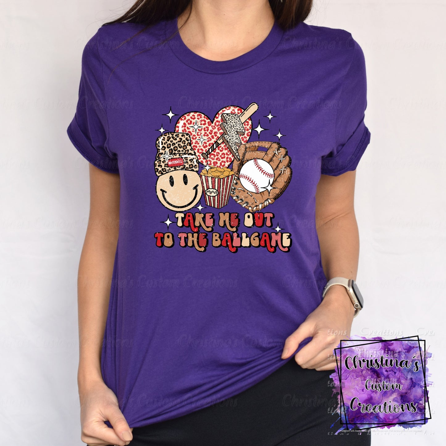 Take Me Out To The Ballgame T-Shirt | Trendy School Spirit Shirt | Baseball Shirt | Super Soft Shirts for Men/Women/Kid's | Bella Canvas