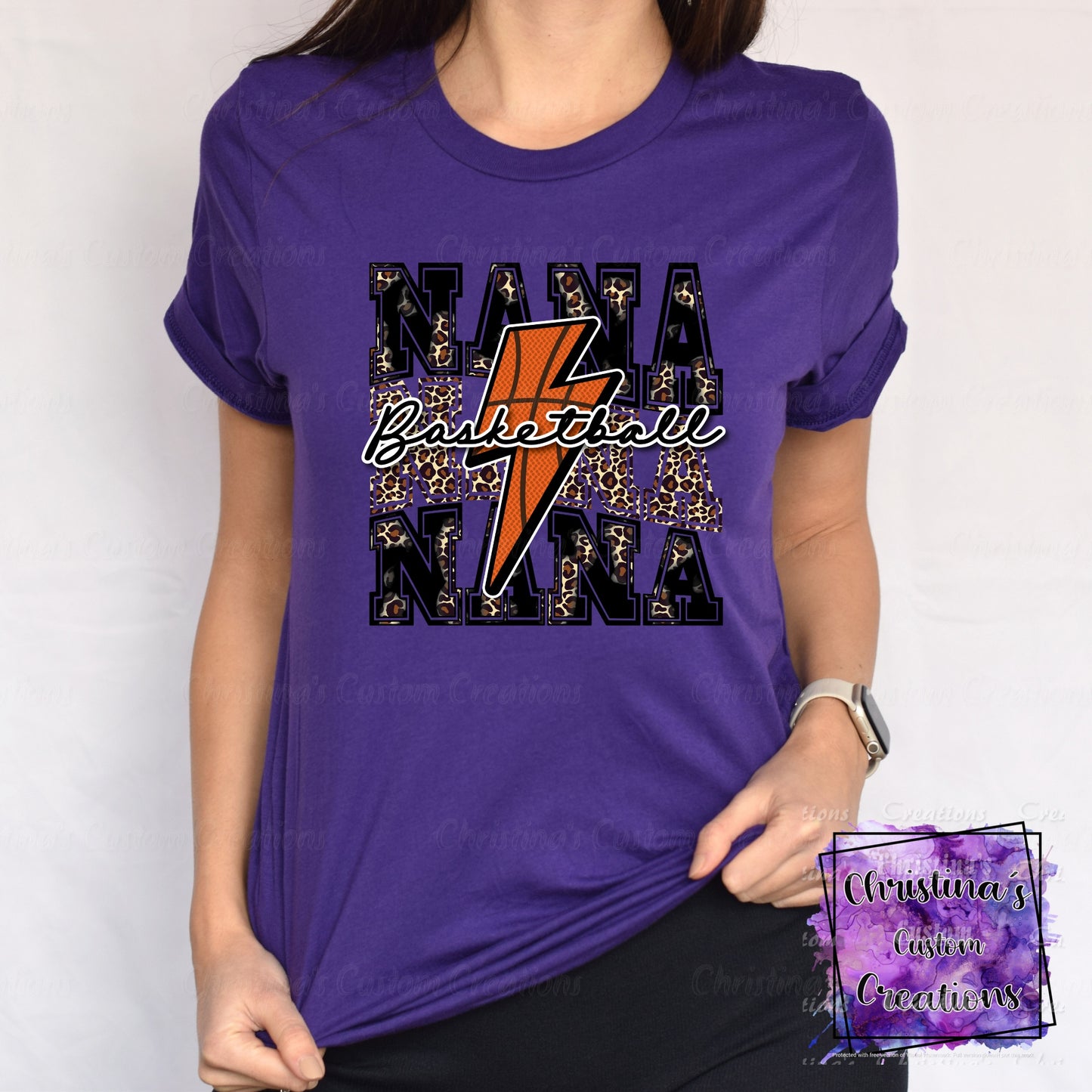 Basketball Nana T-Shirt | Trendy School Spirit Shirt | Basketball Shirt | Super Soft Shirts for Women | Bella Canvas