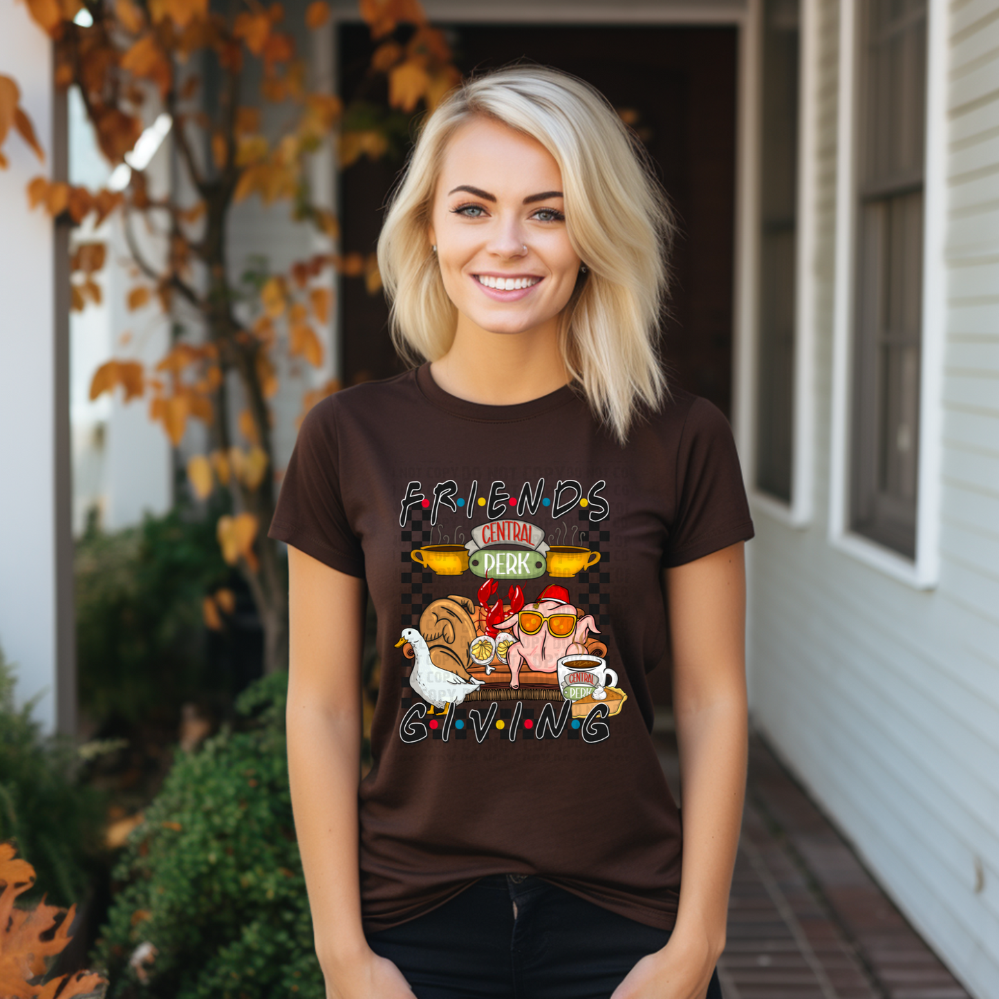 Friends Giving T-Shirt | Cute Sitcom Shirt | Thanksgiving Shirt | Fast Shipping | Super Soft Shirts for Women/Kid's