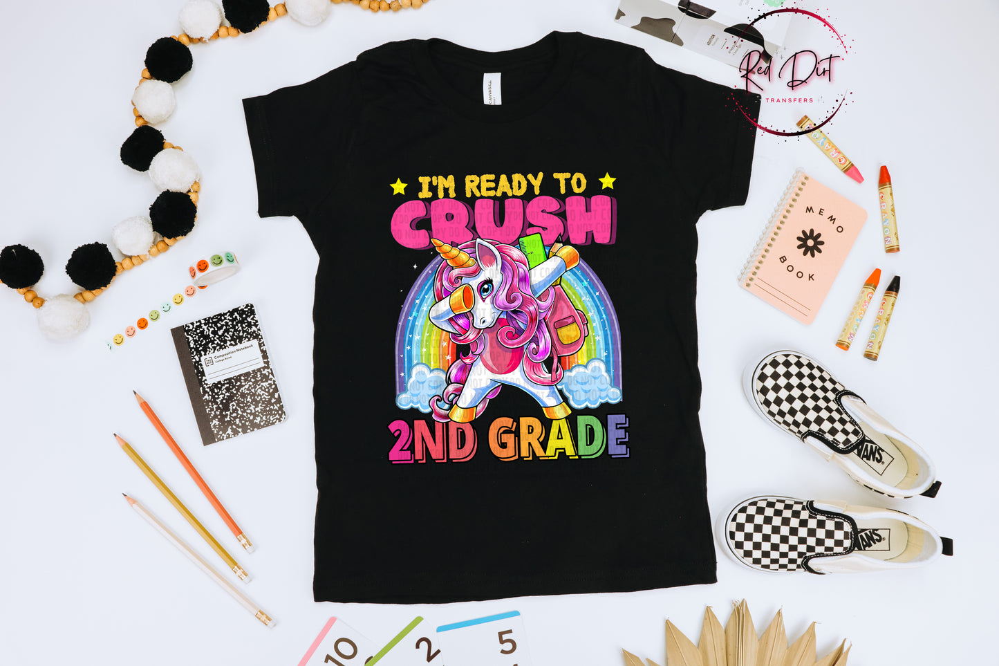 I'm Ready To Crush 2nd Grade T-Shirt | Trendy School Shirt | Fast Shipping | Super Soft Shirts for Men/Women/Kid's
