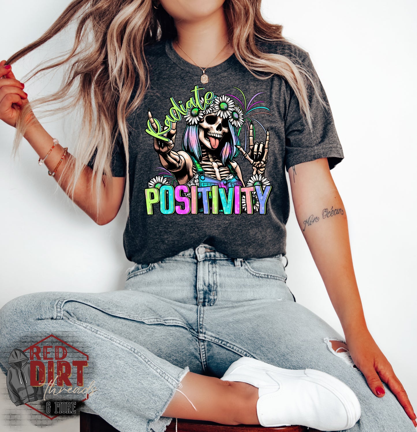 Radiate Positivity DTF Transfer | Trendy DTF Transfer | Ready to Press | High Quality DTF Transfers | Fast Shipping
