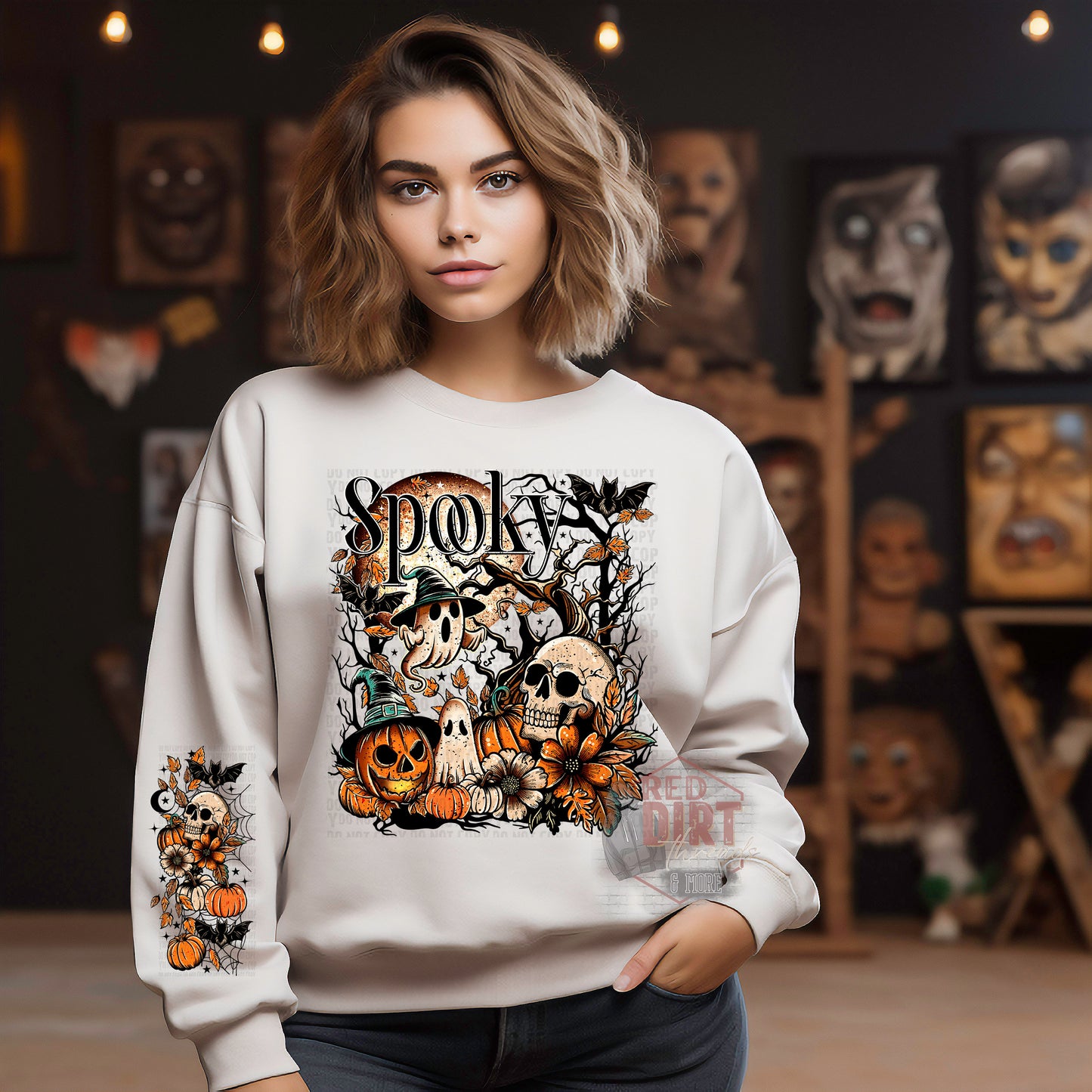 Spooky DTF Transfer | Trendy Halloween DTF Transfer | Ready to Press | High Quality DTF Transfers | Fast Shipping