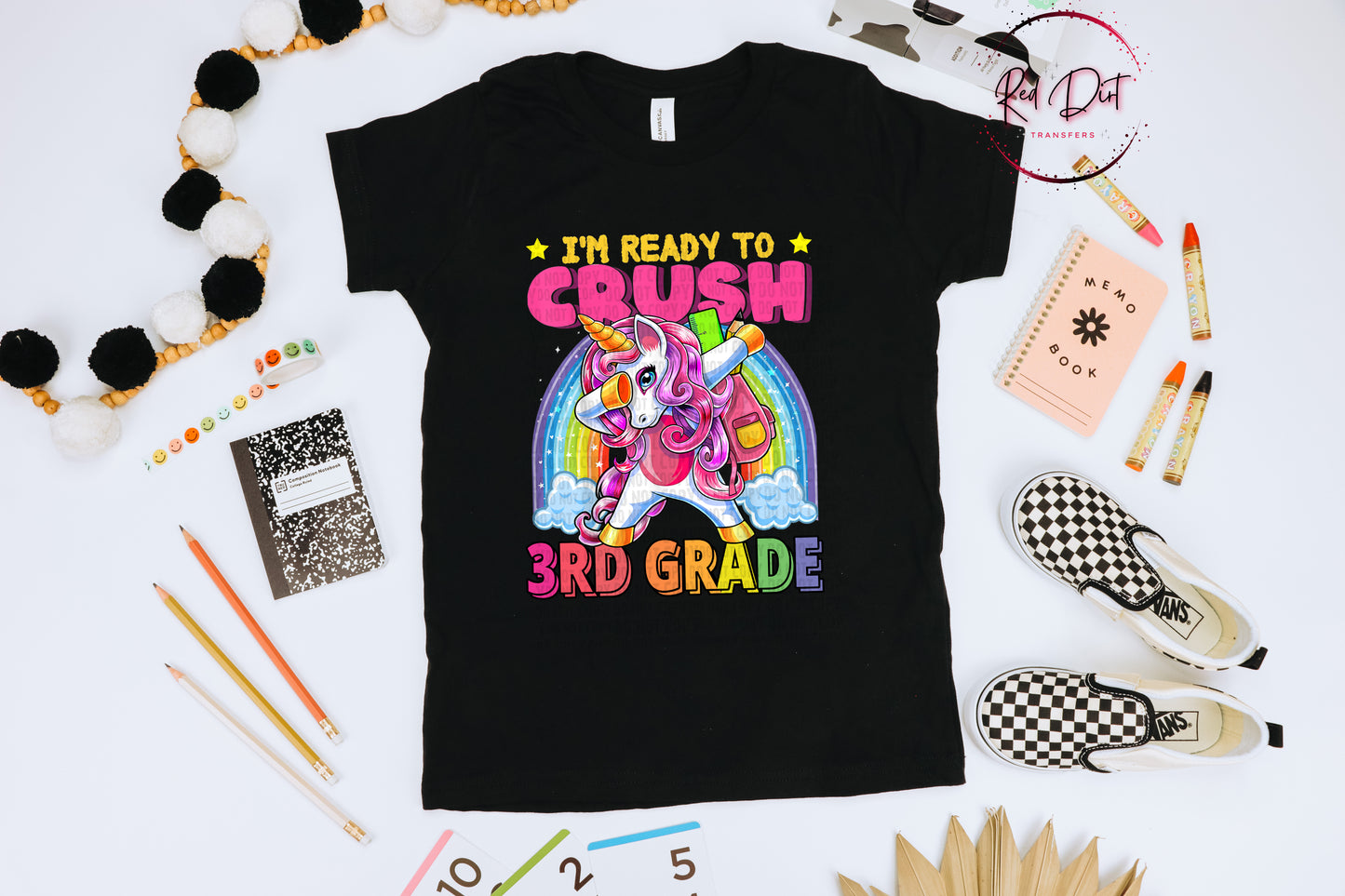 I'm Ready To Crush 3rd Grade T-Shirt | Trendy School Shirt | Fast Shipping | Super Soft Shirts for Men/Women/Kid's