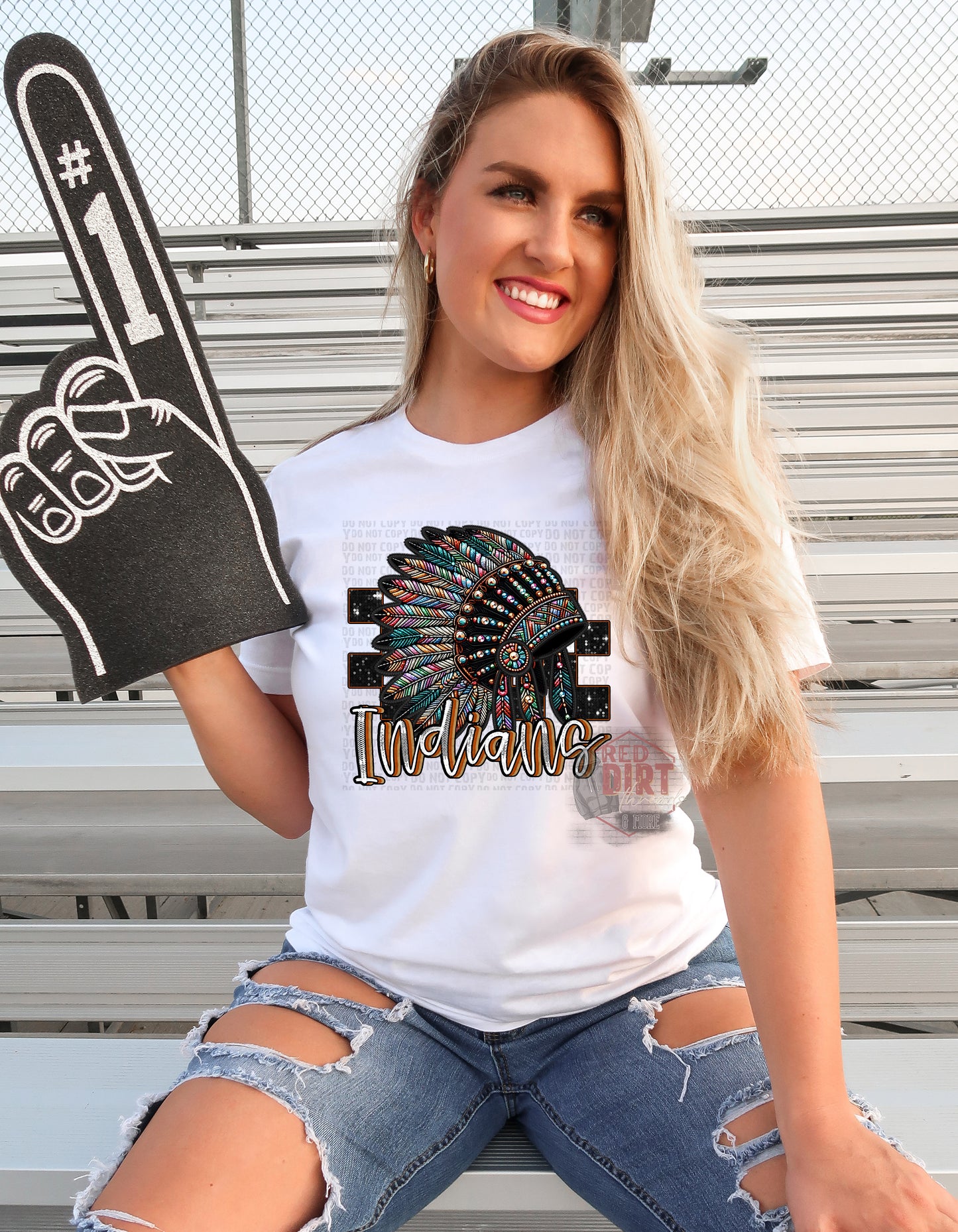 Indians DTF Transfer | Trendy School Spirit DTF Transfer | Ready to Press | High Quality DTF Transfers | Fast Shipping