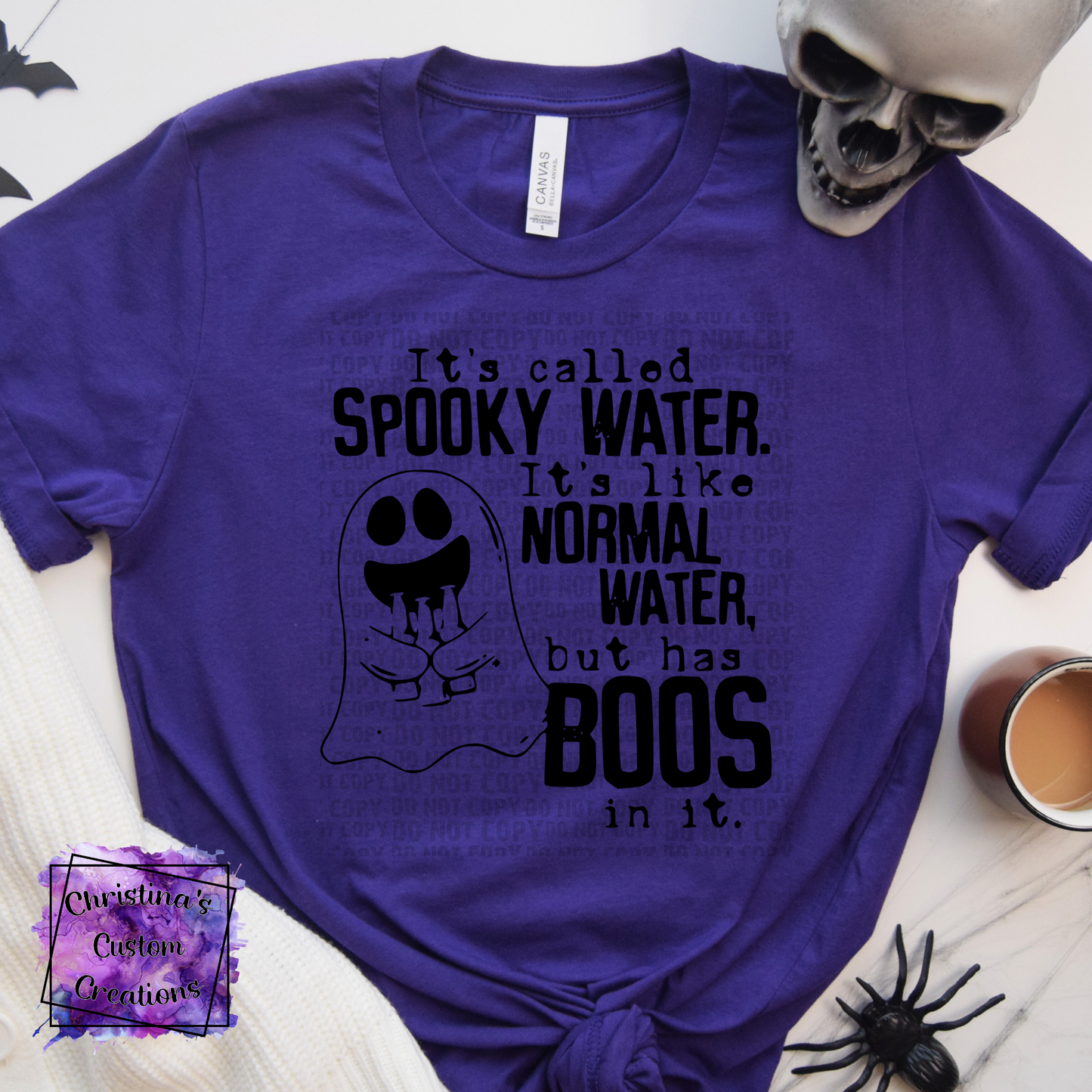 Spooky Water T-Shirt | Trendy Halloween Shirt | Funny Halloween Shirt | Fast Shipping | Super Soft Shirts for Men/Women/Kid's