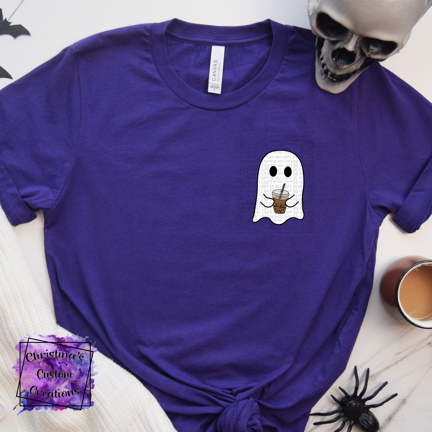 Cute Ghost Pocket T-Shirt | Trendy Halloween Shirt | Fast Shipping | Super Soft Shirts for Men/Women/Kid's
