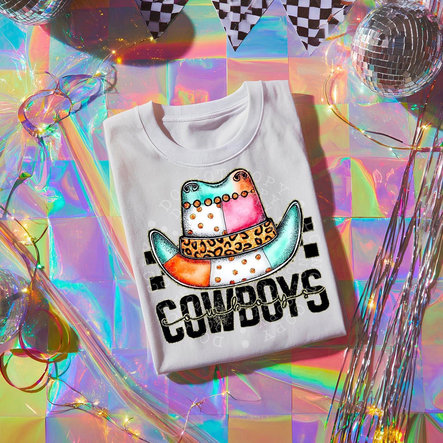 Colorful Cowboys T-Shirt | Trendy School Spirit Shirt | Fast Shipping | Super Soft Shirts for Men/Women/Kid's