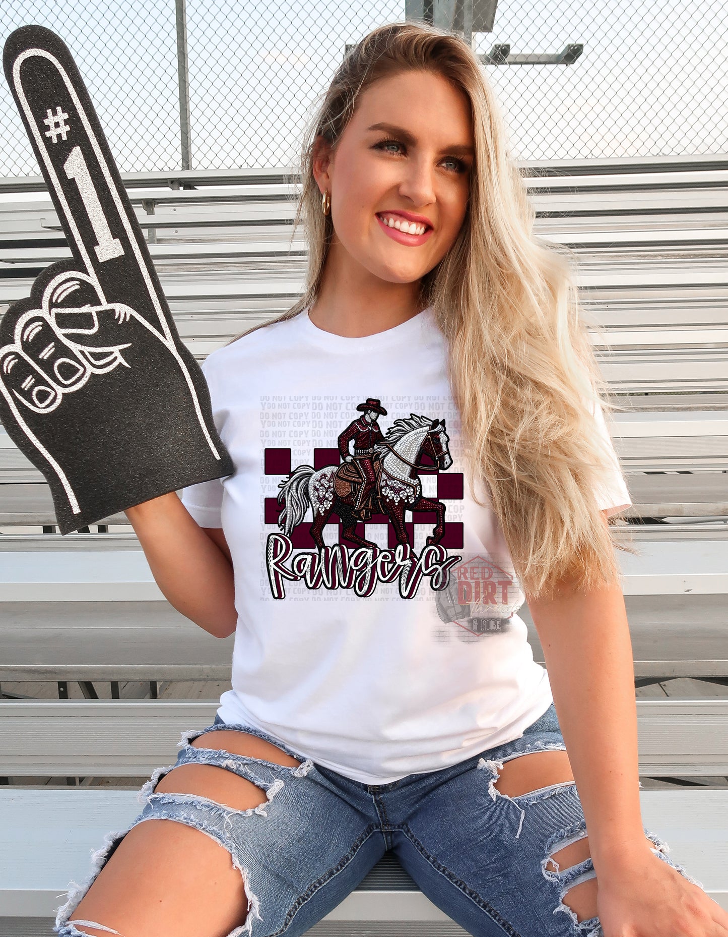 Rangers DTF Transfer | Trendy School Spirit DTF Transfer | Ready to Press | High Quality DTF Transfers | Fast Shipping