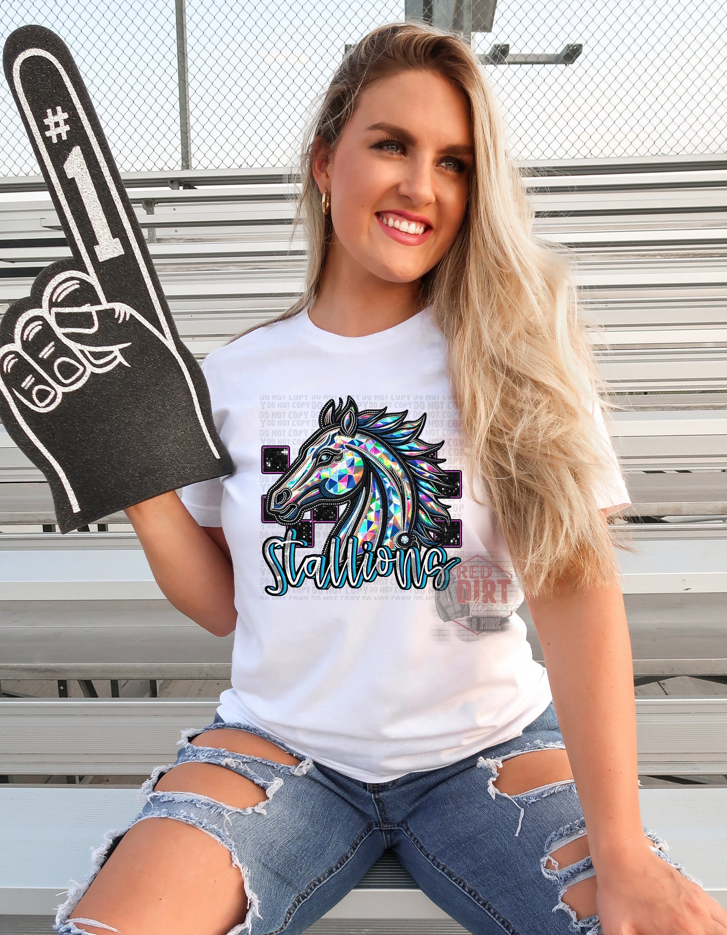 Stallions Mom T-Shirt | Trendy School Spirit Shirt | Fast Shipping | Super Soft Shirts for Men/Women/Kid's | Bella Canvas