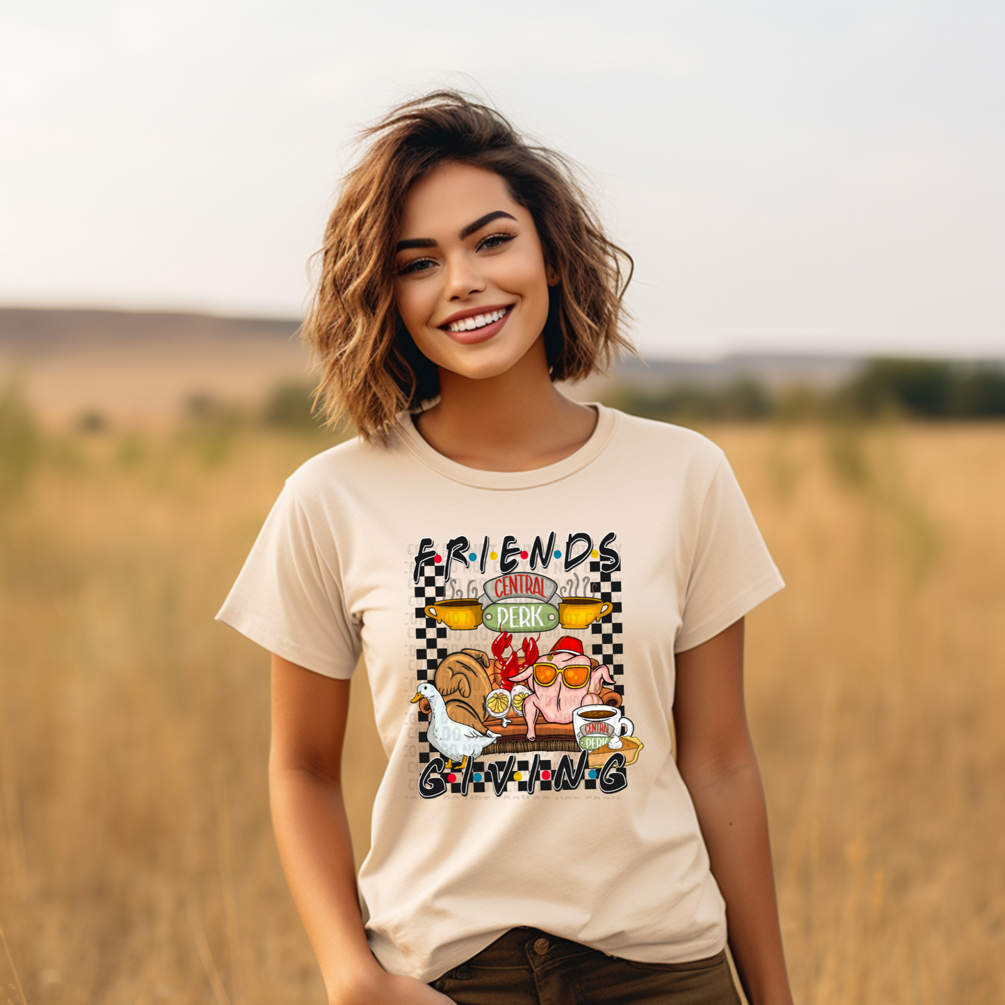 Friends Giving T-Shirt | Cute Sitcom Shirt | Thanksgiving Shirt | Fast Shipping | Super Soft Shirts for Women/Kid's