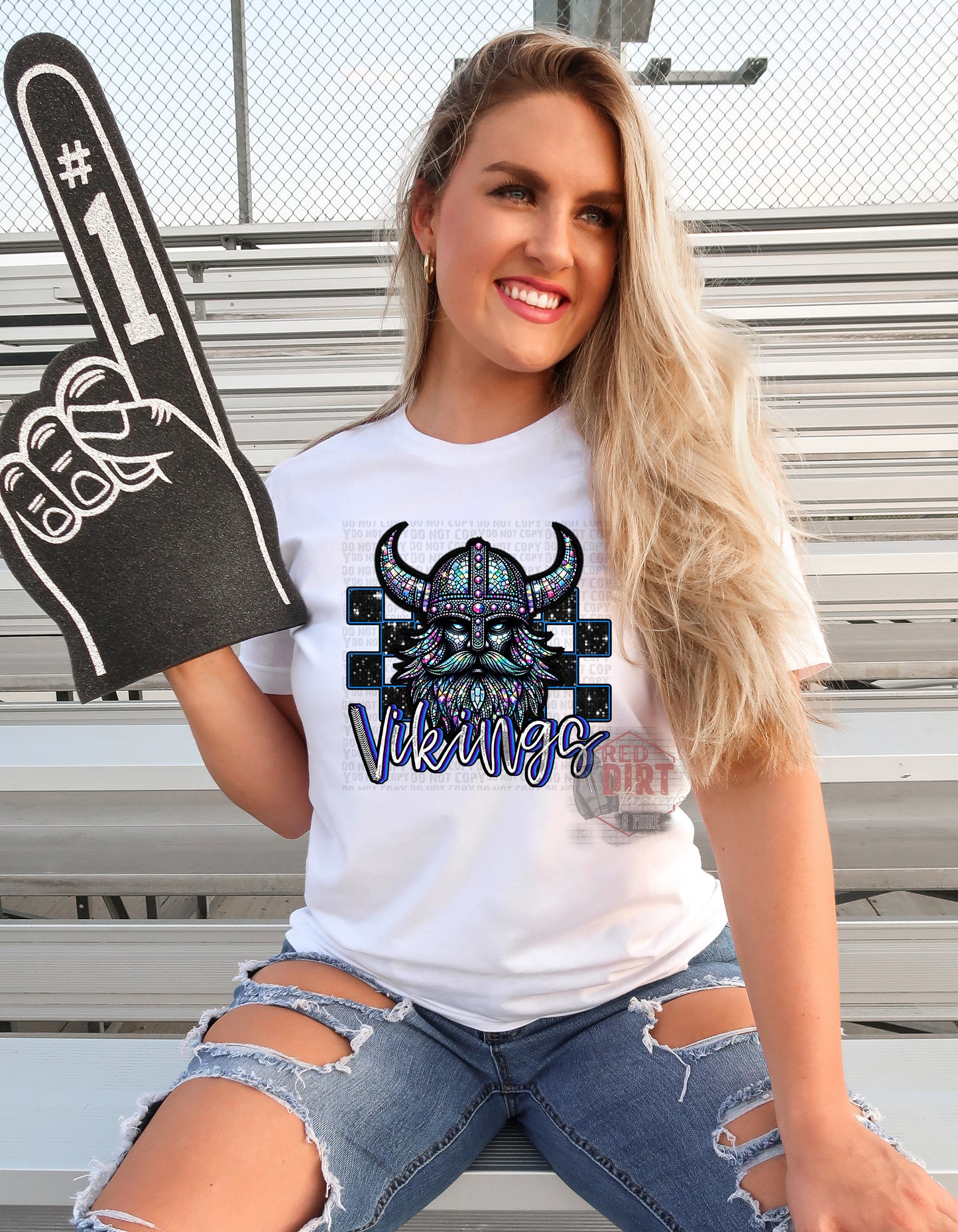 Vikings DTF Transfer | Trendy School Spirit DTF Transfer | Ready to Press | High Quality DTF Transfers | Fast Shipping