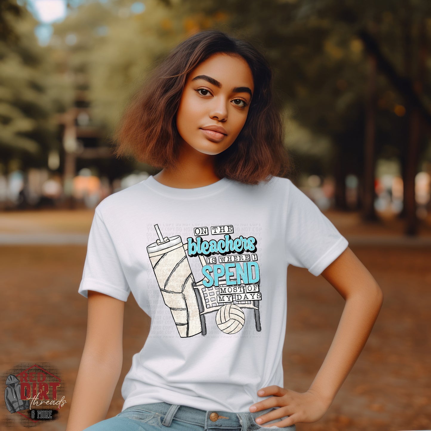 On The Bleachers is Where I Spend Most of my Days DTF Transfer | Trendy Sports DTF Transfer | Ready to Press | High Quality DTF Transfers | Fast Shipping