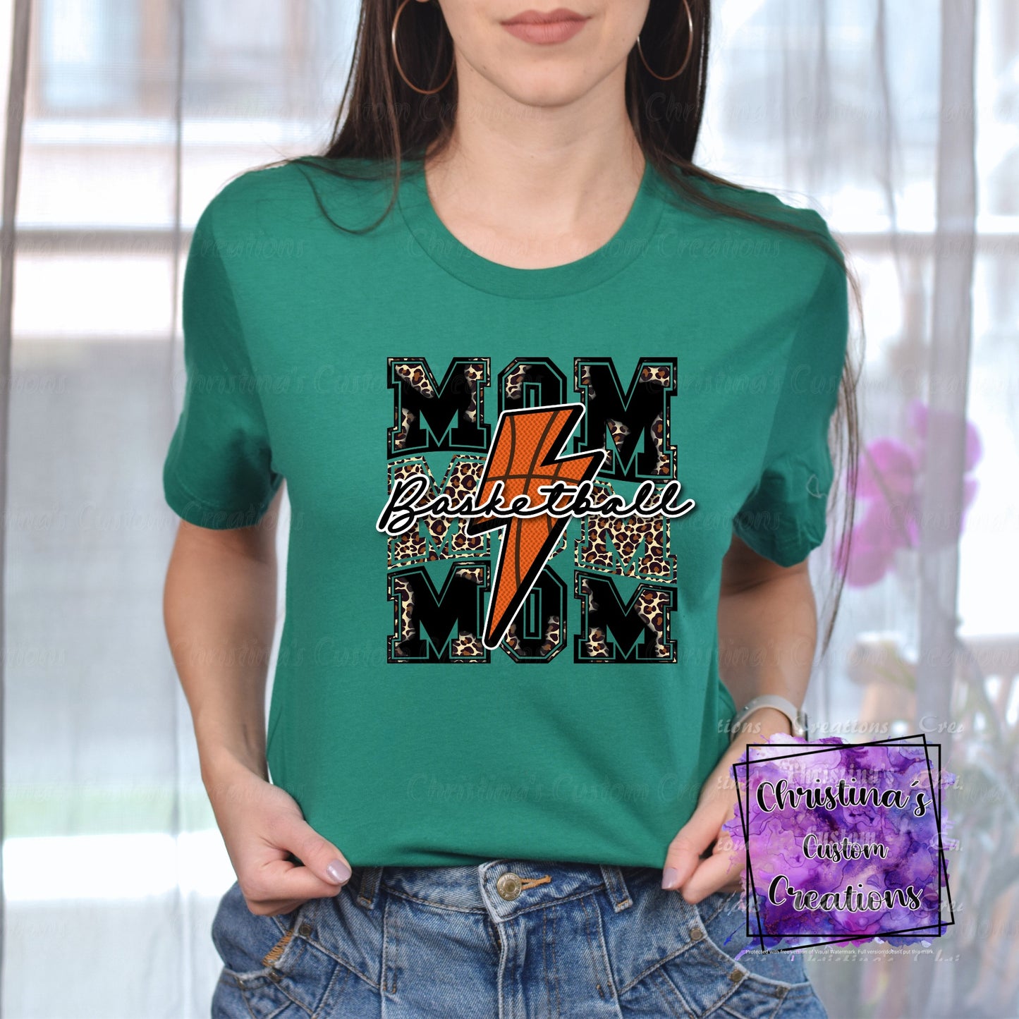 Basketball Mom T-Shirt | Trendy School Spirit Shirt | Basketball Shirt | Super Soft Shirts for Women | Bella Canvas