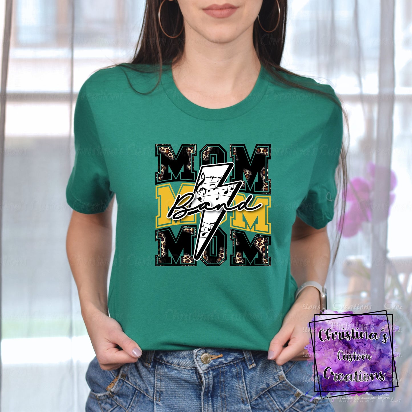 Yellow Band Mom T-Shirt | Trendy School Spirit Shirt | Fast Shipping | Super Soft Shirts for Men/Women/Kid's | Bella Canvas