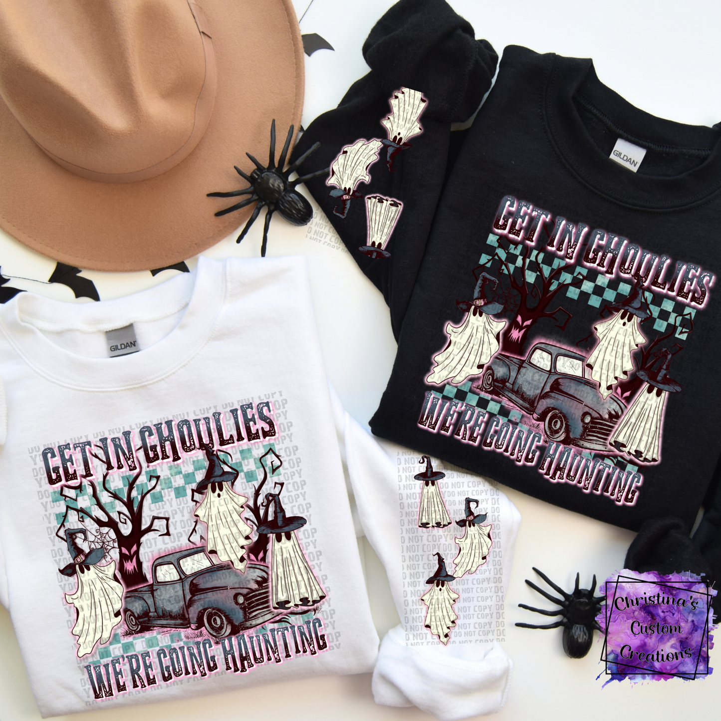 Get In Ghoulies Were Going Haunting Sweat Shirt | Trendy Halloween Hoodie |Funny Halloween Shirt | Fast Shipping | Super Soft Shirts for Women