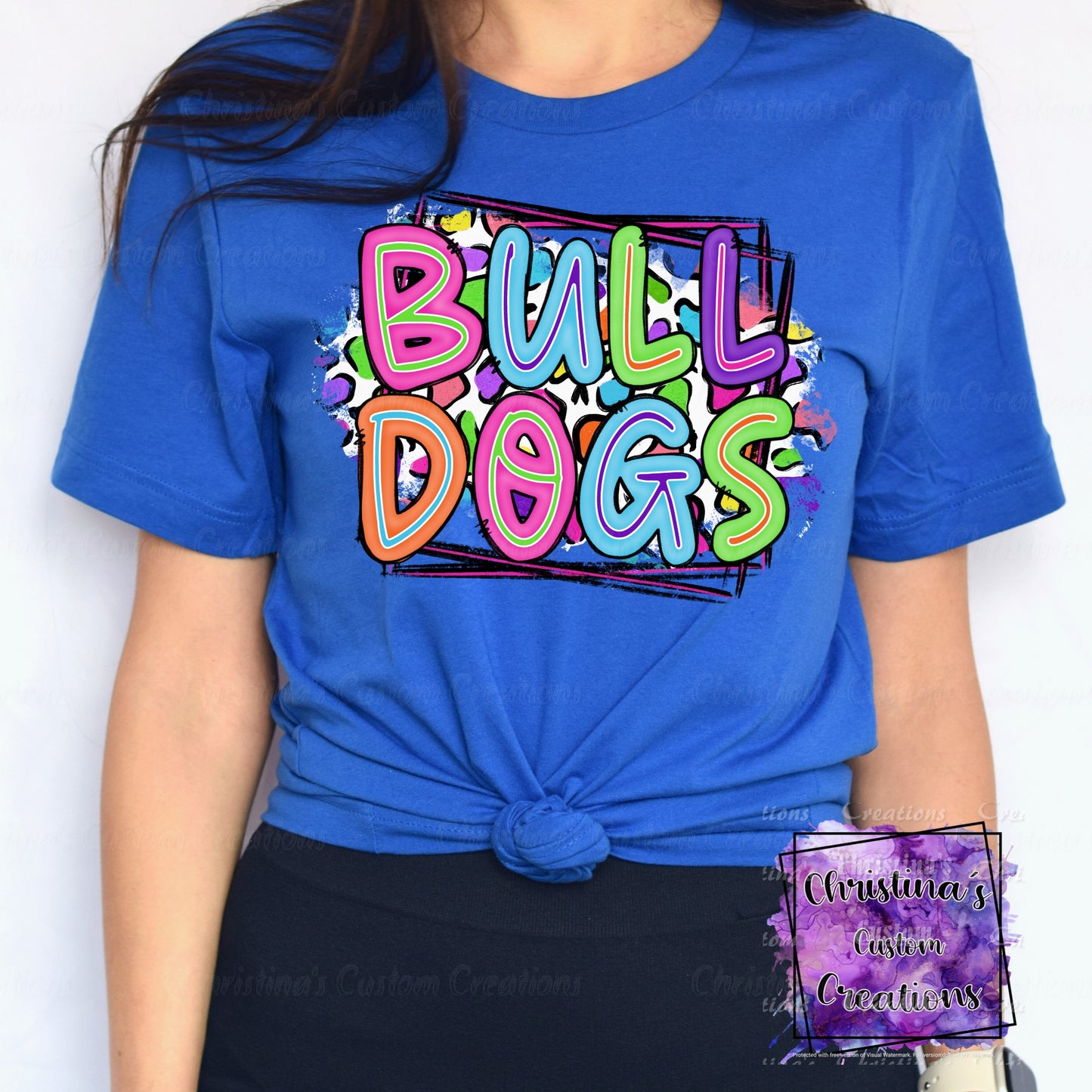 Neon Bulldogs T-Shirt | Trendy School Spirit Shirt | Fast Shipping | Super Soft Shirts for Men/Women/Kid's | Bella Canvas