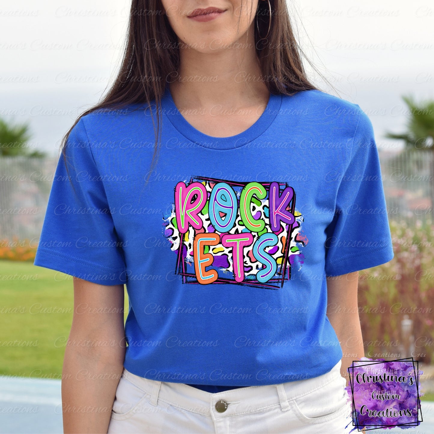 Neon Rockets T-Shirt | Trendy School Spirit Shirt | Fast Shipping | Super Soft Shirts for Men/Women/Kid's | Bella Canvas
