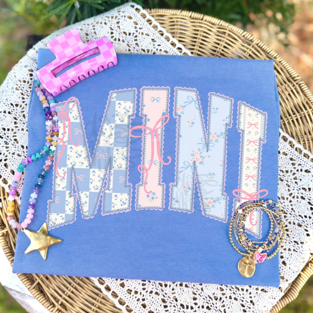 Mini DTF Transfer, Mini Shirt Transfer, Mini Floral Transfer, Cute Mini DTF, Mini Shirt Design, Girly DTF Transfer