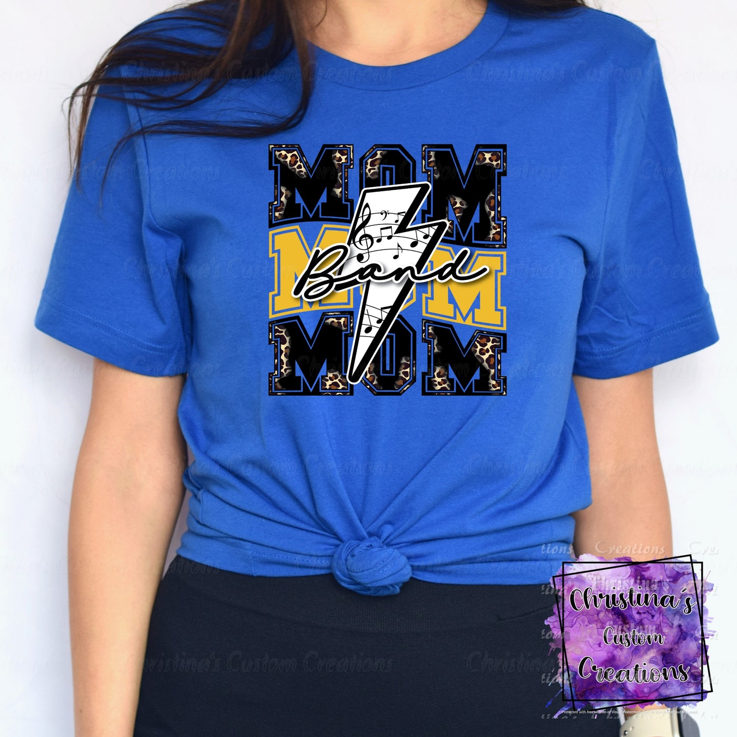 Yellow Band Mom T-Shirt | Trendy School Spirit Shirt | Fast Shipping | Super Soft Shirts for Men/Women/Kid's | Bella Canvas