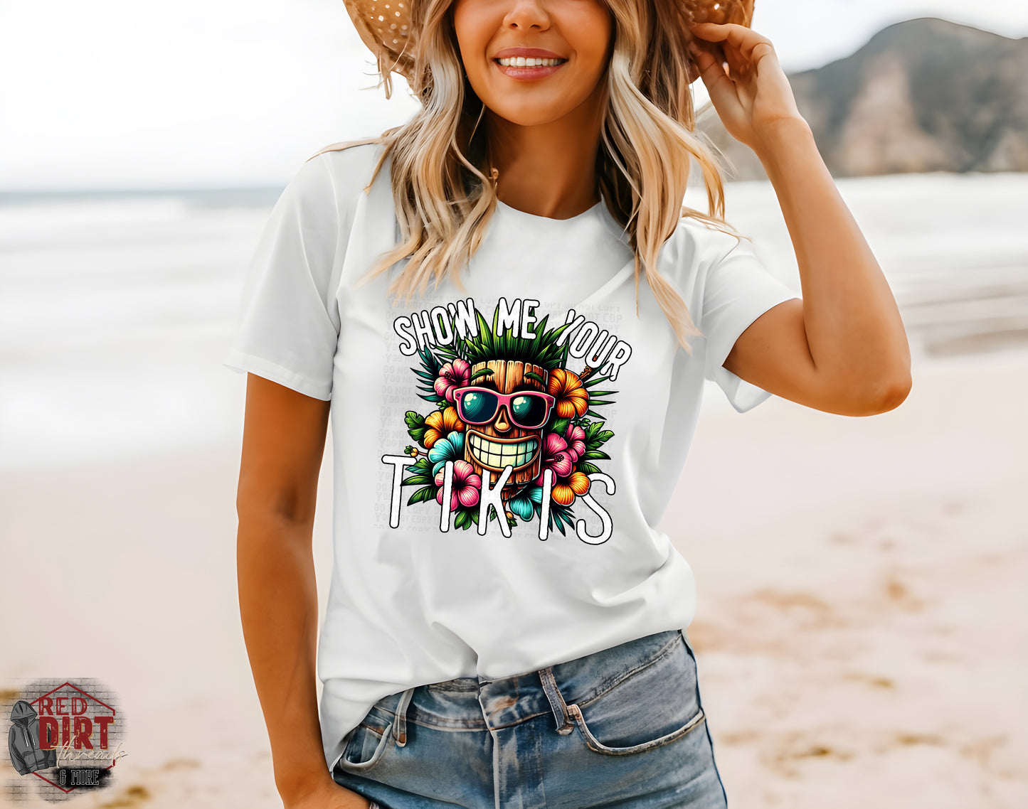 Show Me Your Tikis DTF Transfer | Trendy Summer DTF Transfer | Ready to Press | High Quality DTF Transfers | Fast Shipping