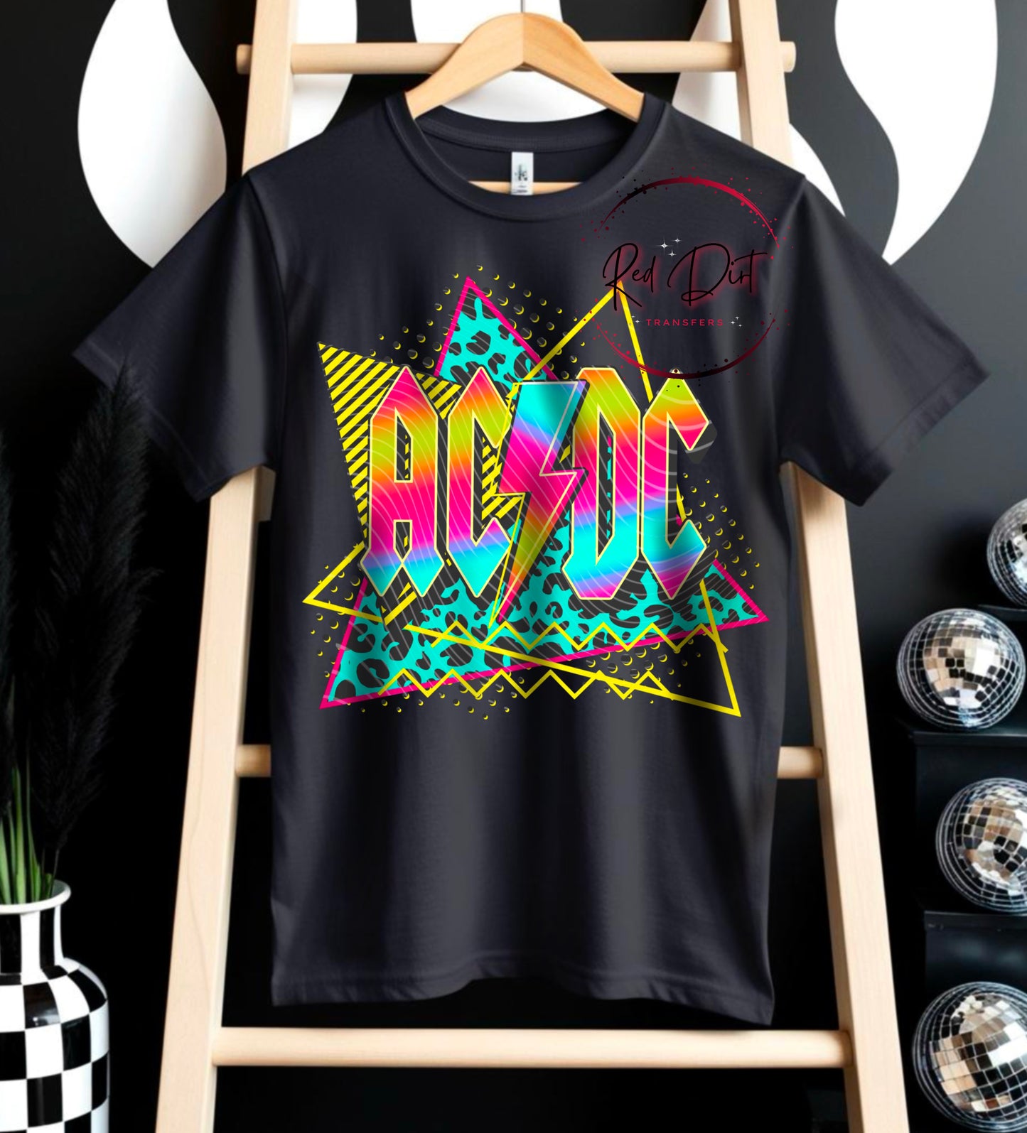 Neon Rock Band A* DTF Transfer | Trendy Rock Music DTF Transfer | High Quality Image Transfers | Ready to Press | Instant Peel