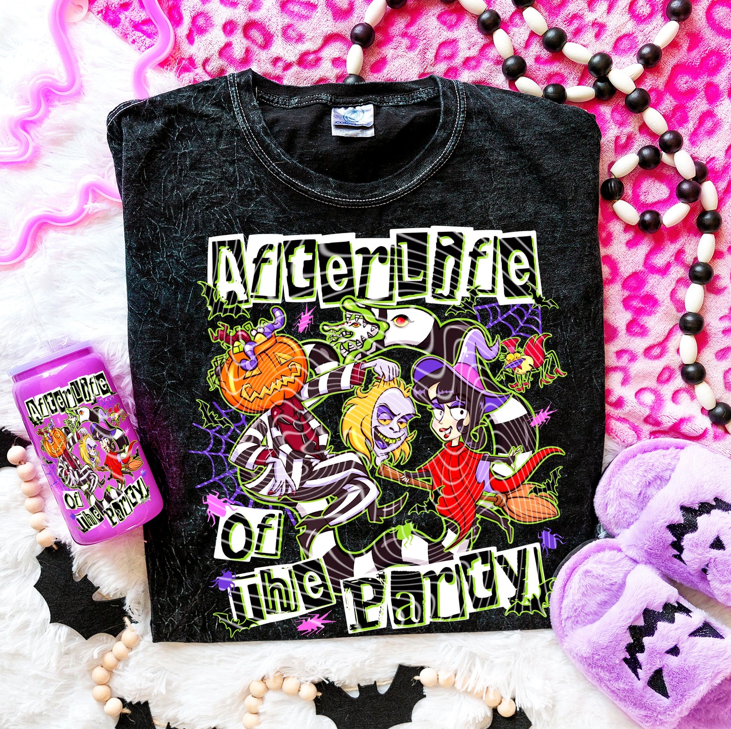 Afterlife of the Party DTF Transfer | Trendy Halloween DTF Transfer | High Quality Image Transfers | Ready to Press | Instant Peel