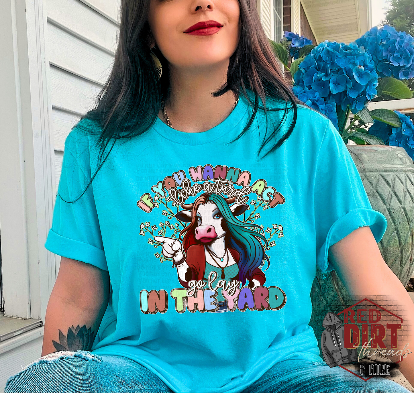 If You're Going to Act Like a Turd Go Lay in the Yard DTF Transfer | Funny Sayings DTF Transfer | Ready to Press | High Quality DTF Transfers | Fast Shipping