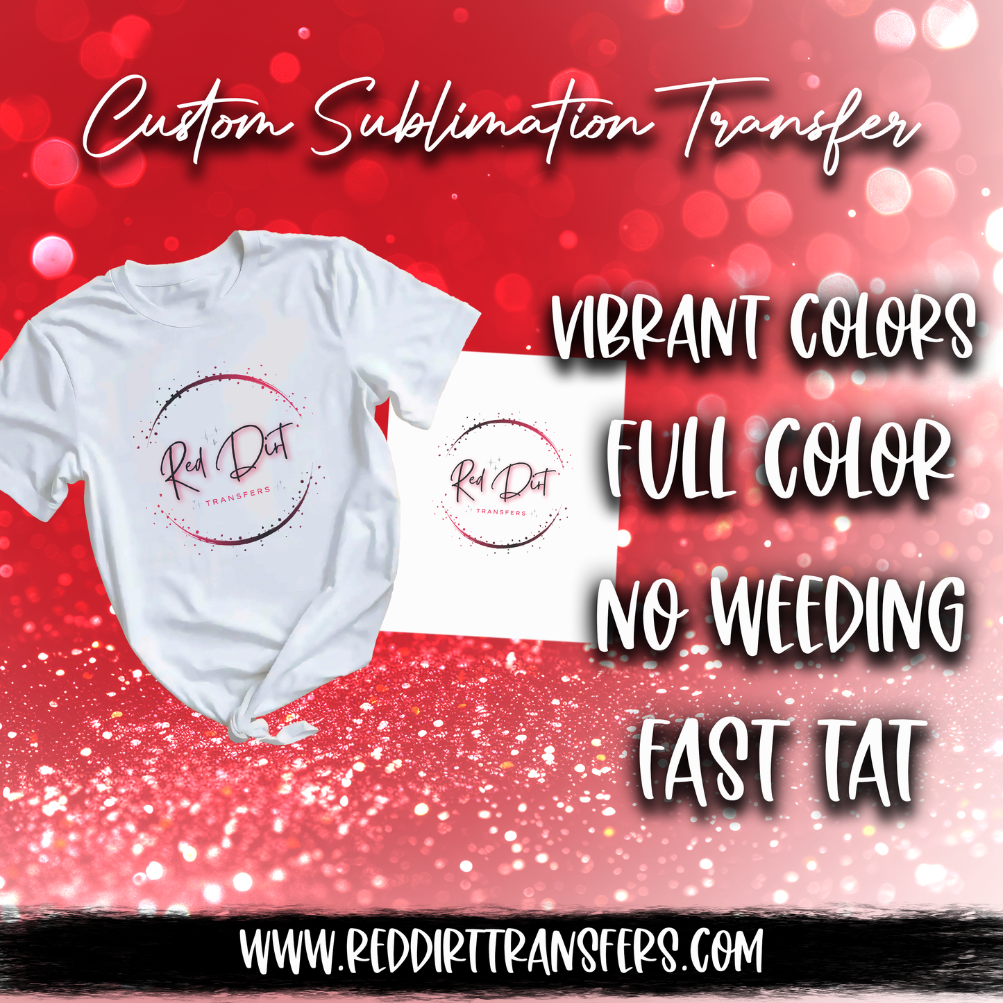 Custom Sublimation Transfer | Ready to Press | Fast Shipping | High Quality Transfers