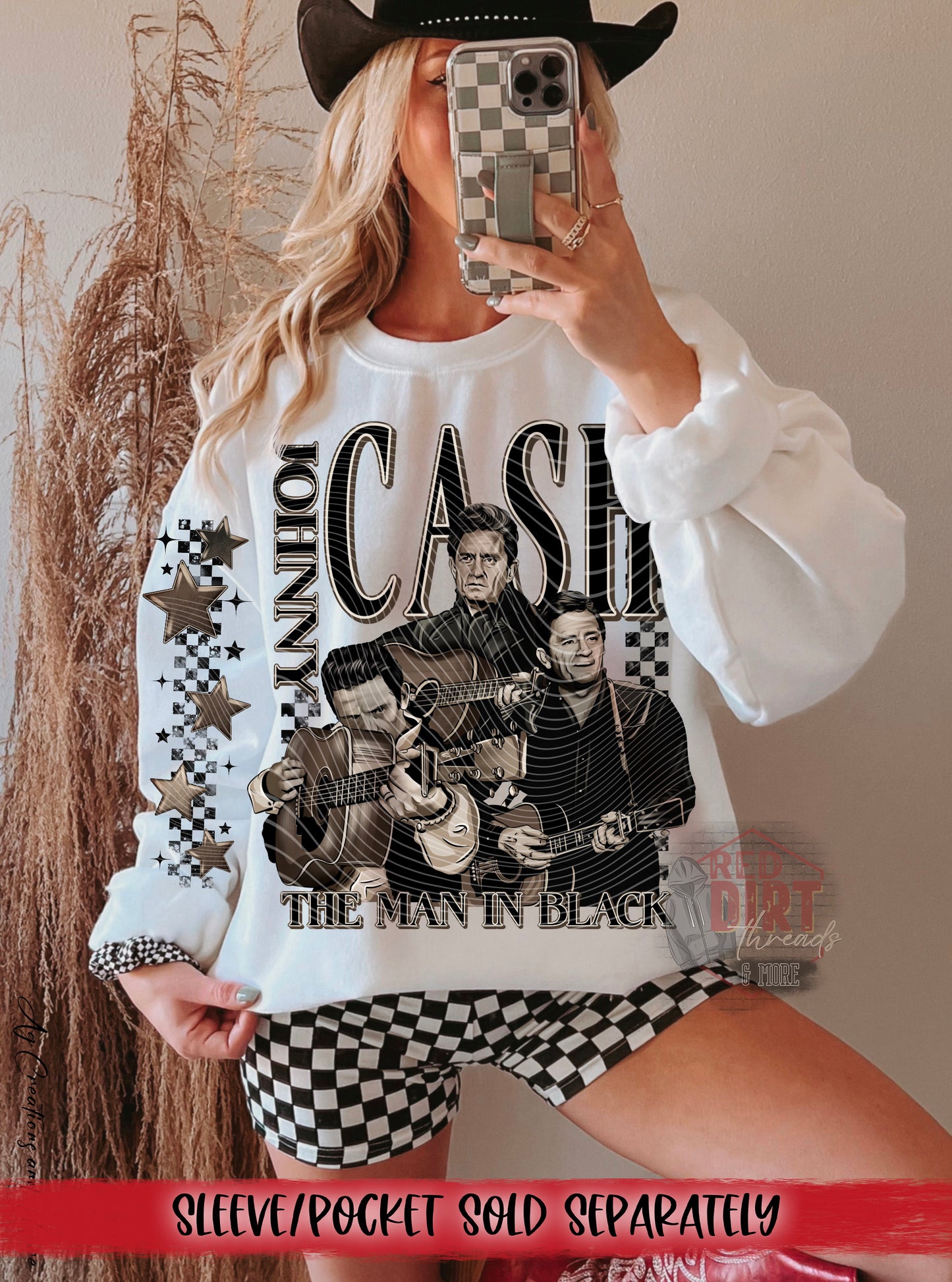 Cash DTF Transfer | Trendy Country Music DTF Transfer | Ready to Press | High Quality DTF Transfers | Fast Shipping