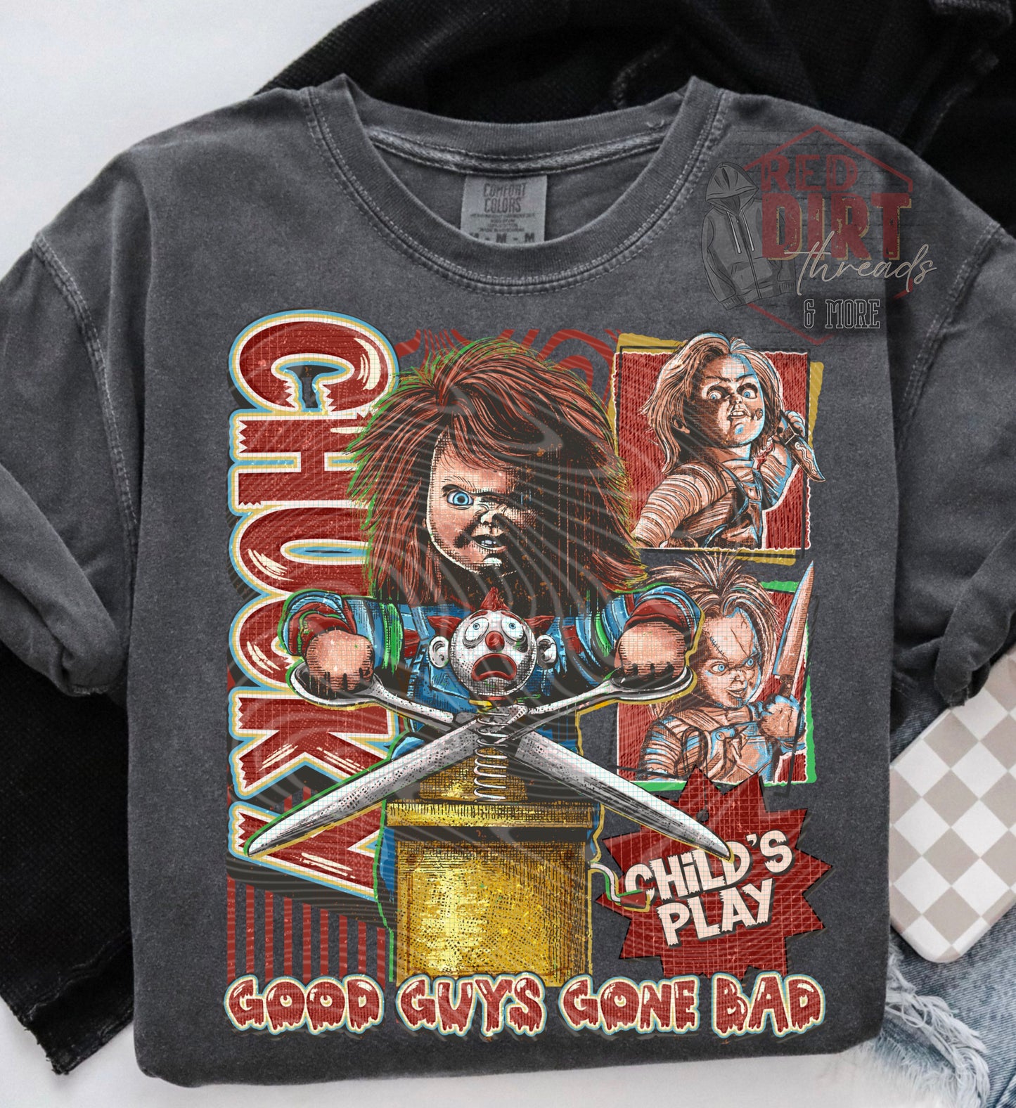 Vintage Good Guy DTF Transfer | Trendy Horror Movies DTF Transfer | High Quality Image Transfers | Ready to Press | Fast Shipping