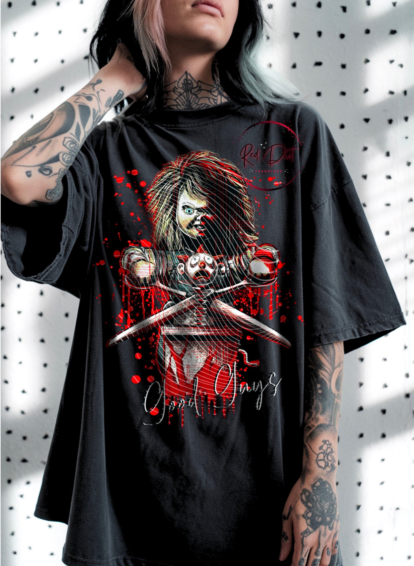 Chucky DTF Transfer | Trendy Horror Characters DTF Transfer | High Quality Image Transfers | Ready to Press | Instant Peel