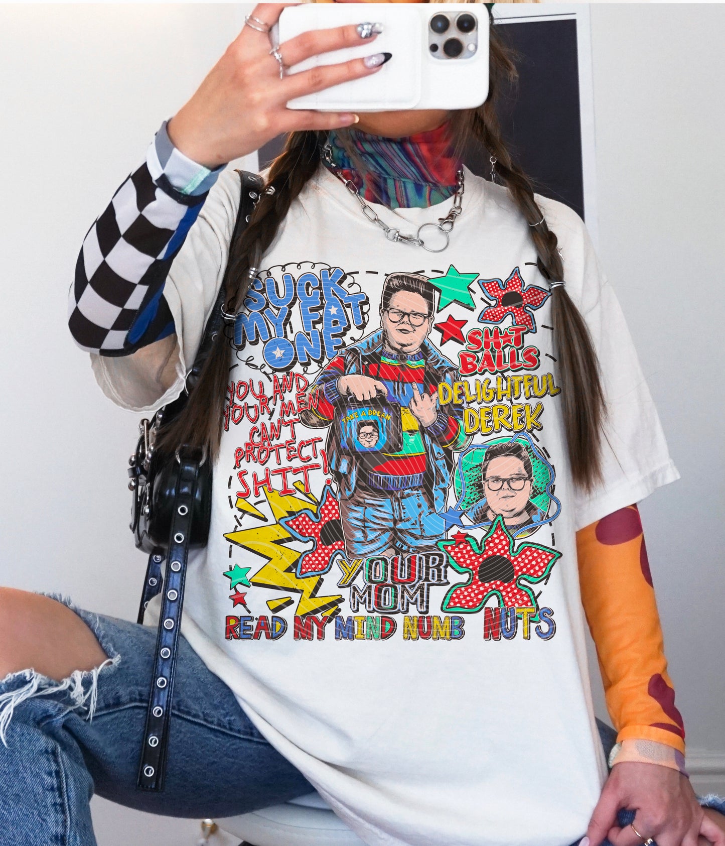 Derek DTF Transfer | Trendy Movie DTF Transfer | High Quality Image Transfers | Ready to Press | Instant Peel