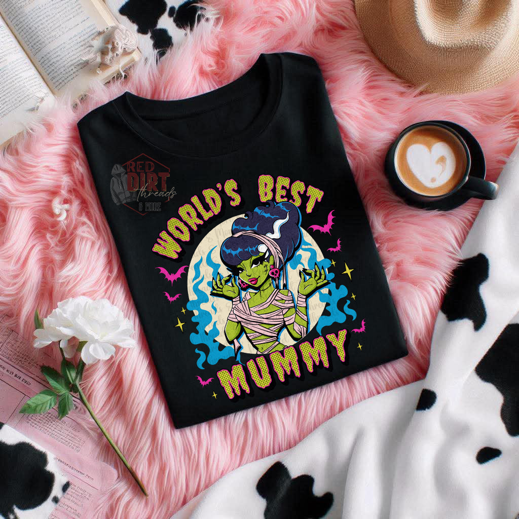 World's Best Mummy T-Shirt | Trendy Mom Shirt | Fast Shipping | Super Soft Shirts for Men/Women/Kid's