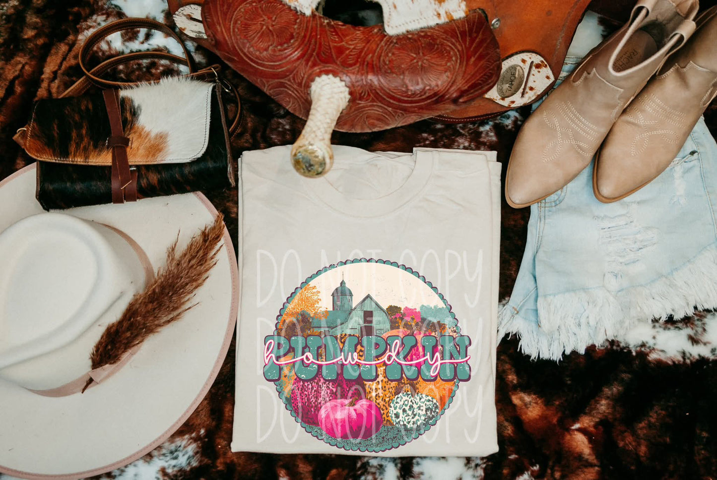 Howdy Pumpkin T-Shirt | Trendy Fall Shirt | Fast Shipping | Super Soft Shirts for Men/Women/Kid's