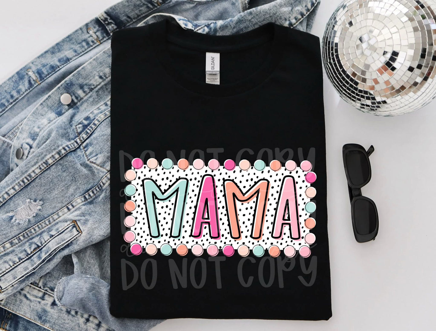 Mama DTF Transfer Ready to Press | Matching Mama Mini Mimi DTF Design | Trendy Mom Transfer | Red Dirt Transfers