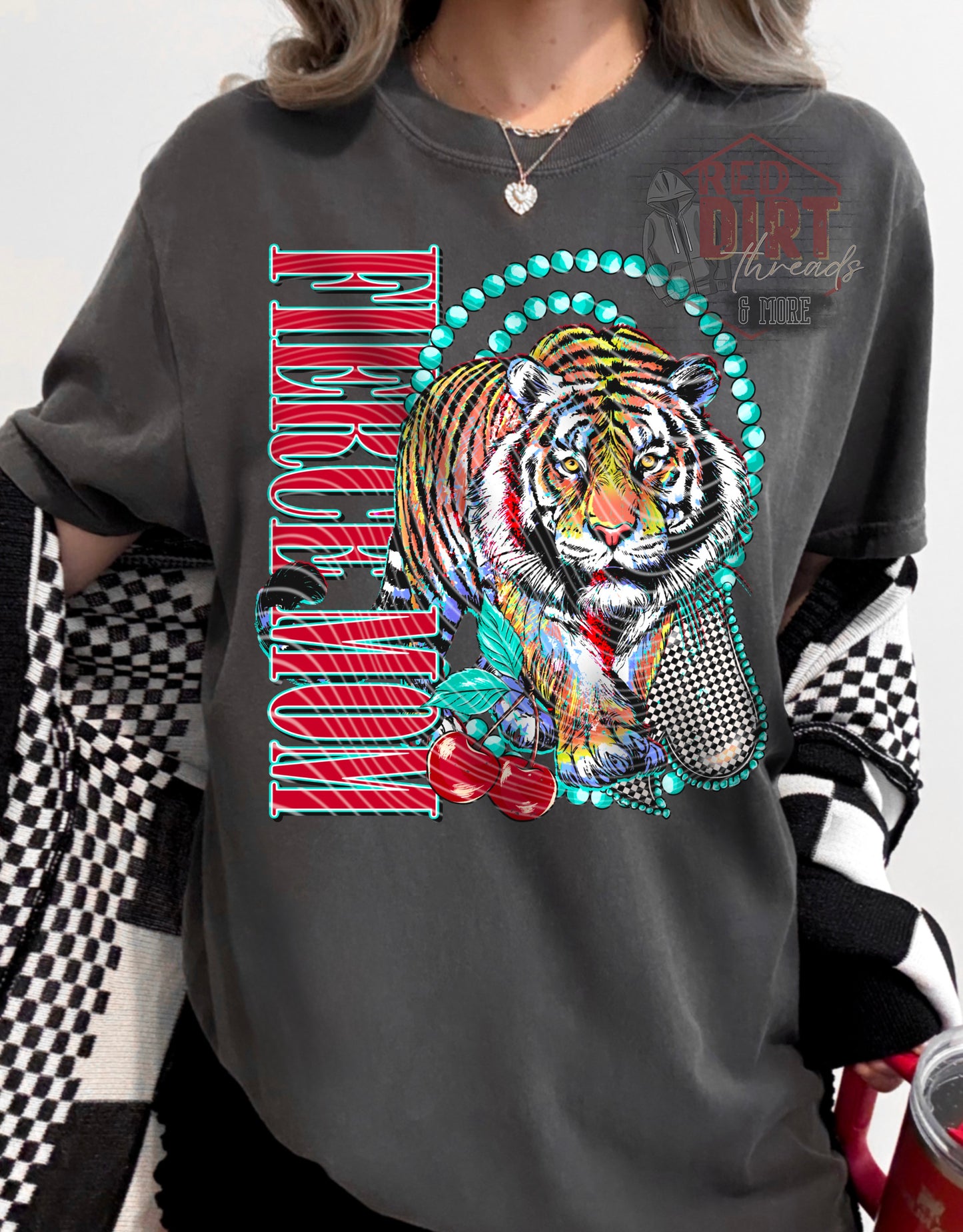 Fierce Mom DTF Transfer | Trendy Mom DTF Transfer | High Quality Image Transfers | Ready to Press | Fast Shipping