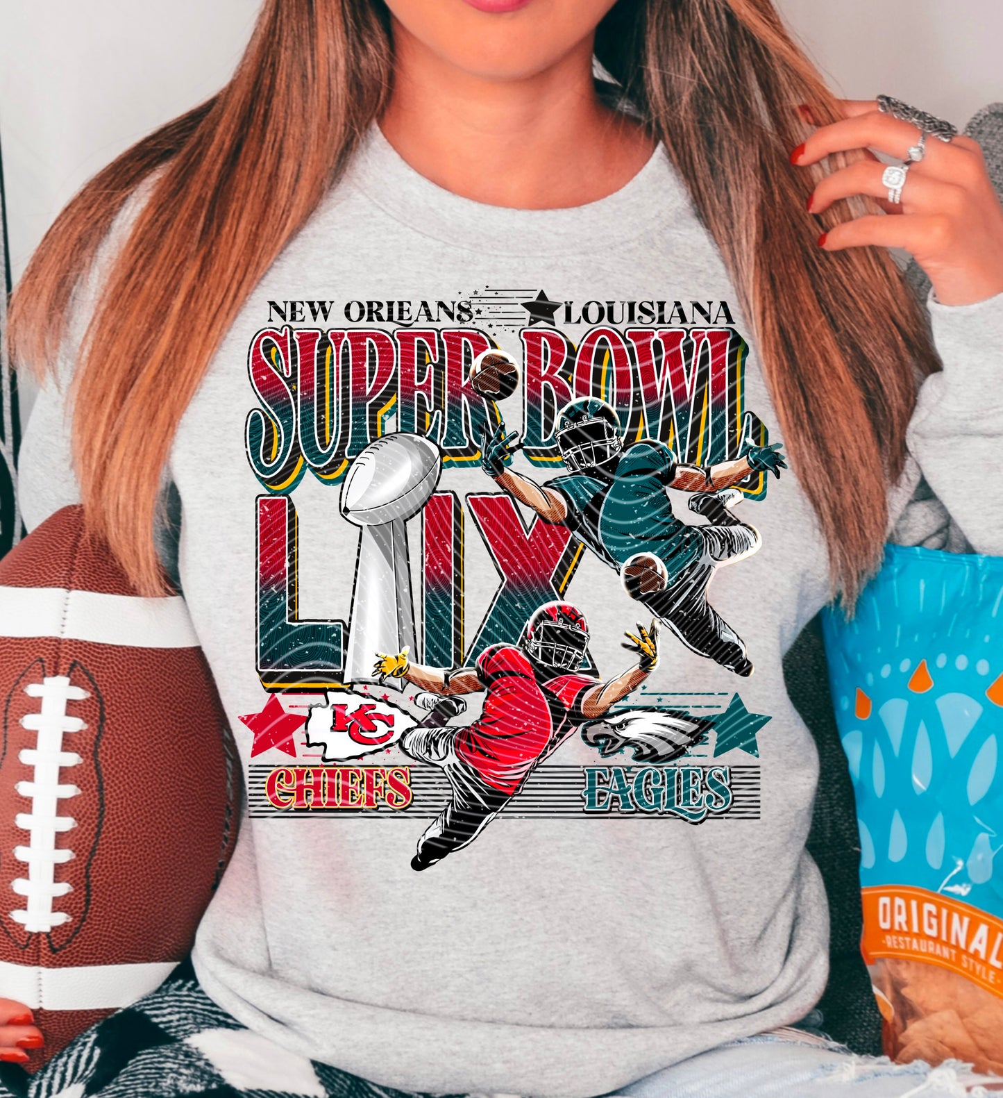 Super Bowl T-Shirt | Trendy Football Shirt | Fast Shipping | Super Soft Shirts for Men/Women/Kid's | Bella Canvas
