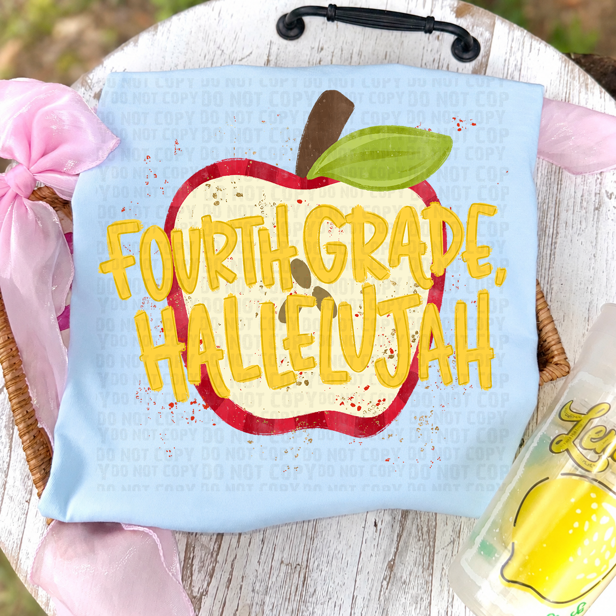 Fourth Grade Hallelujah DTF Transfer, Back To School Heat Transfer, First Day Of School Transfer, Teacher Student Transfer (Copy) (Copy) (Copy) (Copy) (Copy)