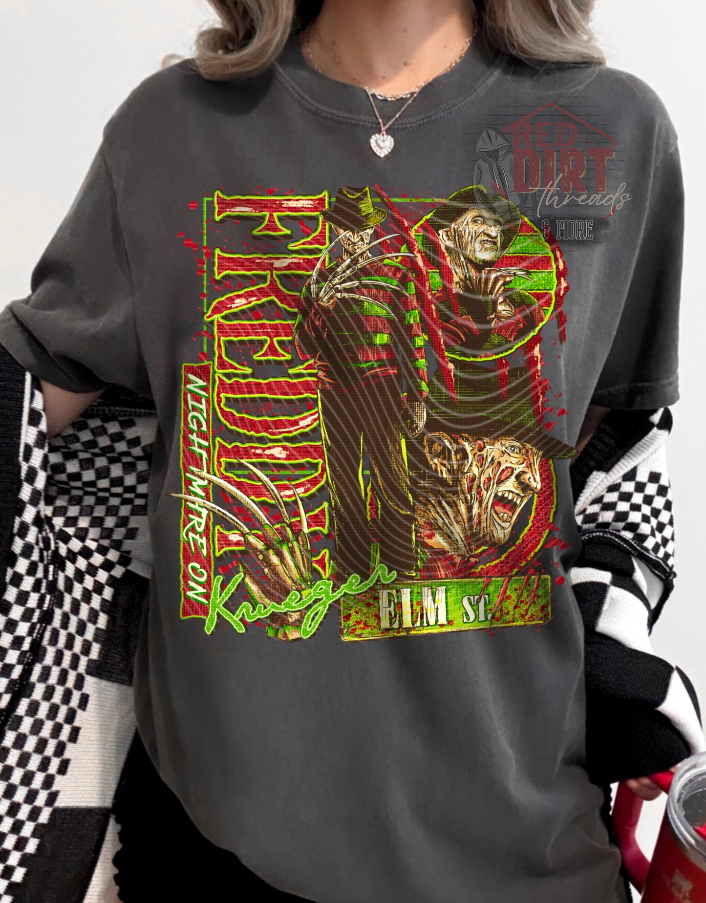 Vintage Fred DTF Transfer | Trendy Horror Movies DTF Transfer | High Quality Image Transfers | Ready to Press | Fast Shipping