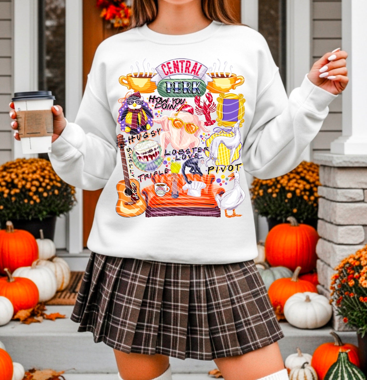 Central Perks DTF Transfer | Trendy Sitcom DTF Transfer | High Quality Image Transfers | Ready to Press | Instant Peel