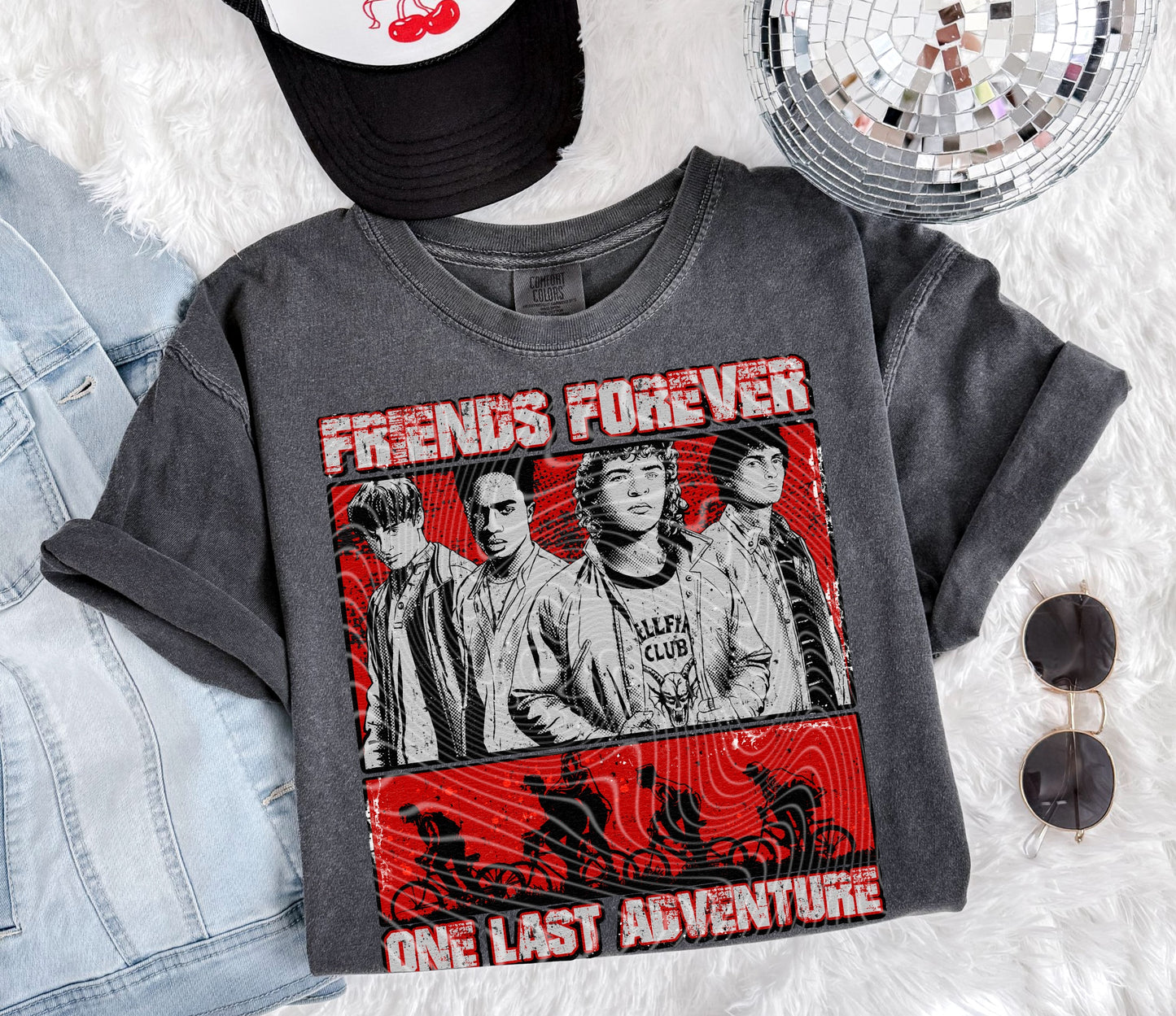Friends Forever DTF Transfer | Trendy Movie DTF Transfer | High Quality Image Transfers | Ready to Press | Instant Peel