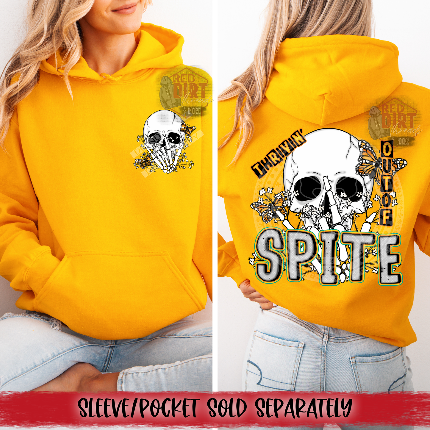 Thriving Out Of Spite DTF Transfer | Uplifting DTF Transfer | High Quality Image Transfers | Ready to Press | Fast Shipping
